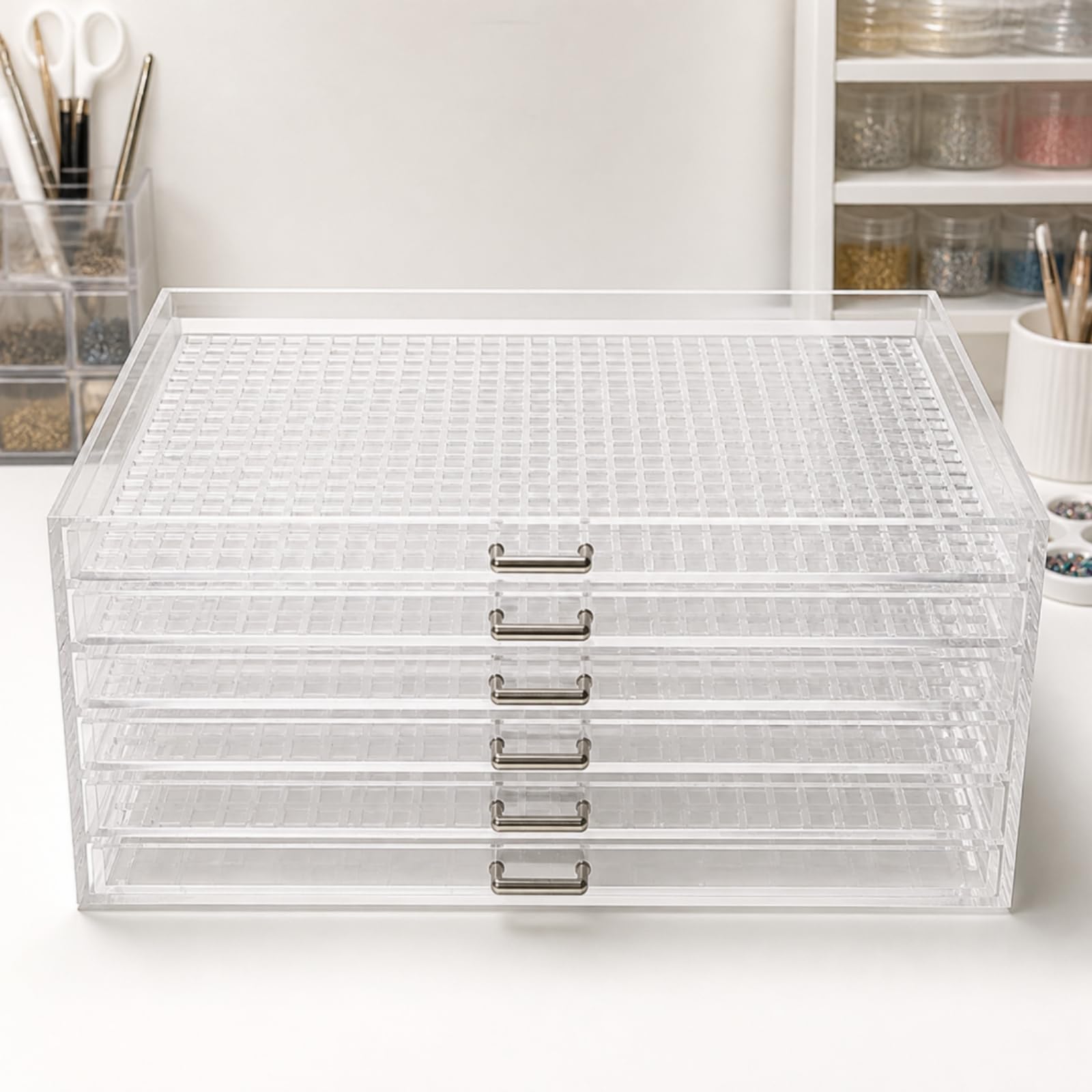 Organizador con Cajones Extraíbles Versátil Organizador Compacto Connedor para Tocador