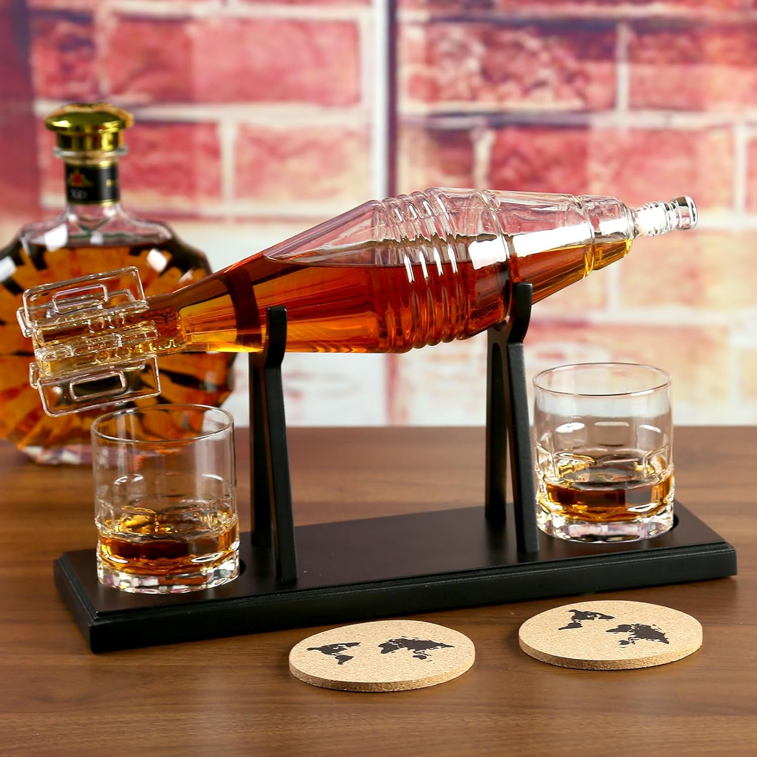 Testosterona Hombre WHISISKEY Decantador De Whisky Jarra De