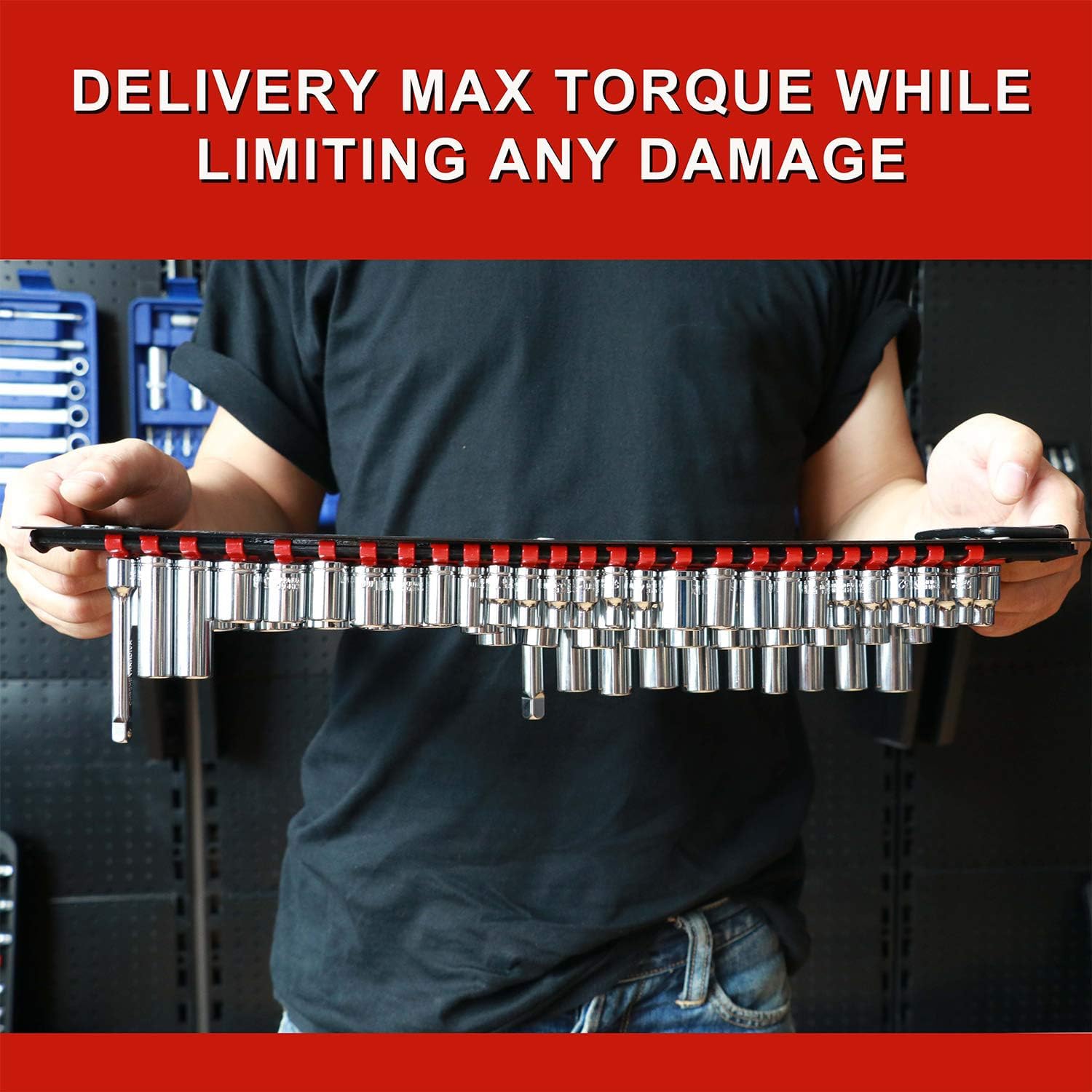 Supporto Per Presa Portatile Da 80 Pezzi Con Vassoio Porta - Foto 10