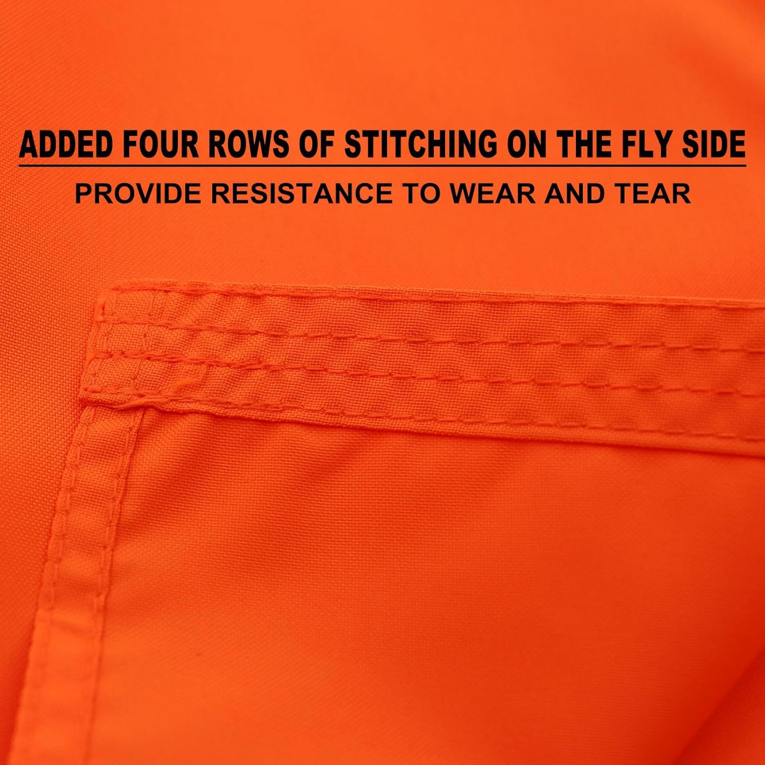 5Pack Orange Safety Flag 12x18 Inch -Longest Lasting 210D | Tear-Resistant Waterproof | Attention Safety Triangle Flags Decoration Gift Boat UTV ATV Car Bike Yacht Warning Banner