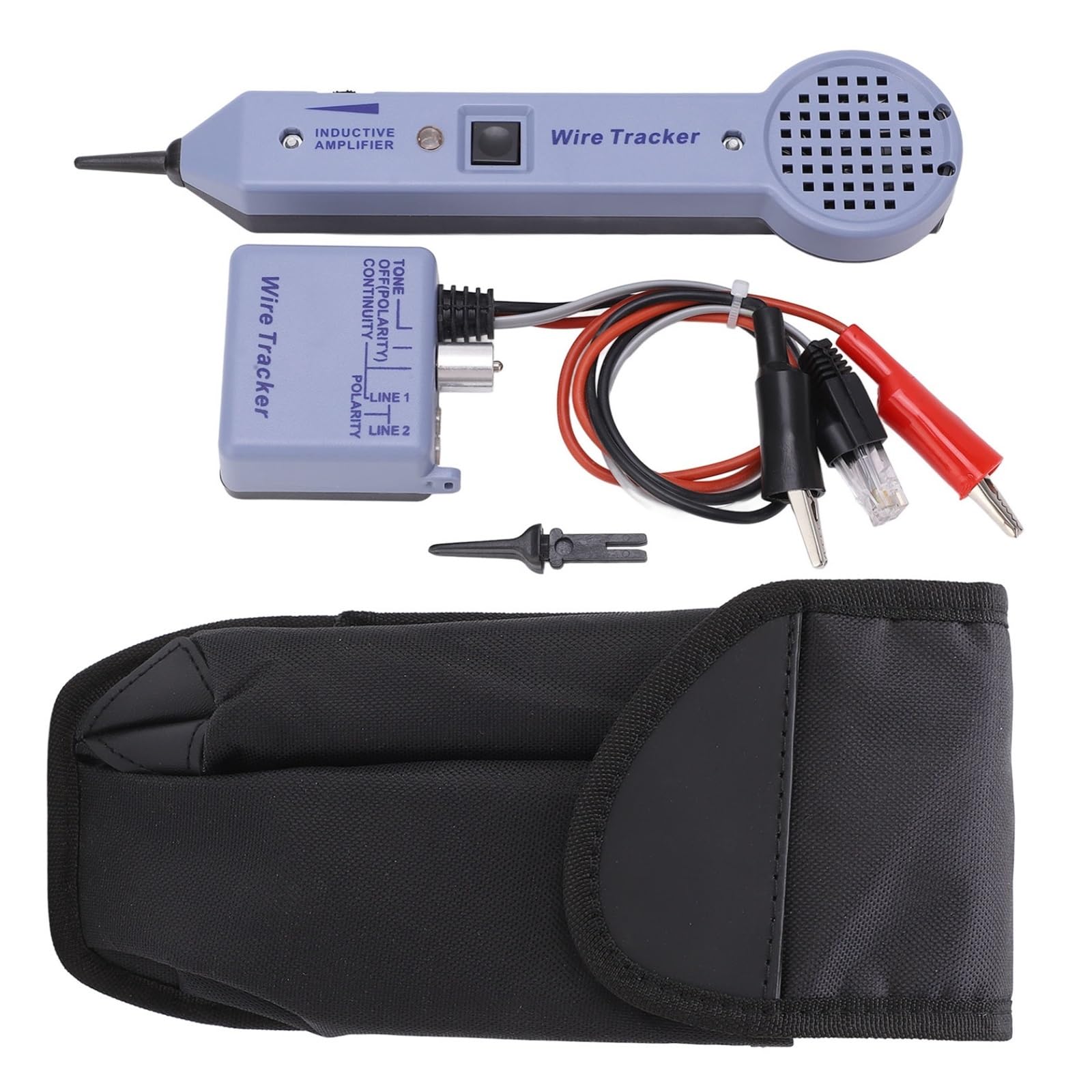 Kit De Rastreo Líneas, Detector Tono Cable, Comprobación Cables Red, Amplificador Detección Audio Ajustable Identificación Precisa Eficaz