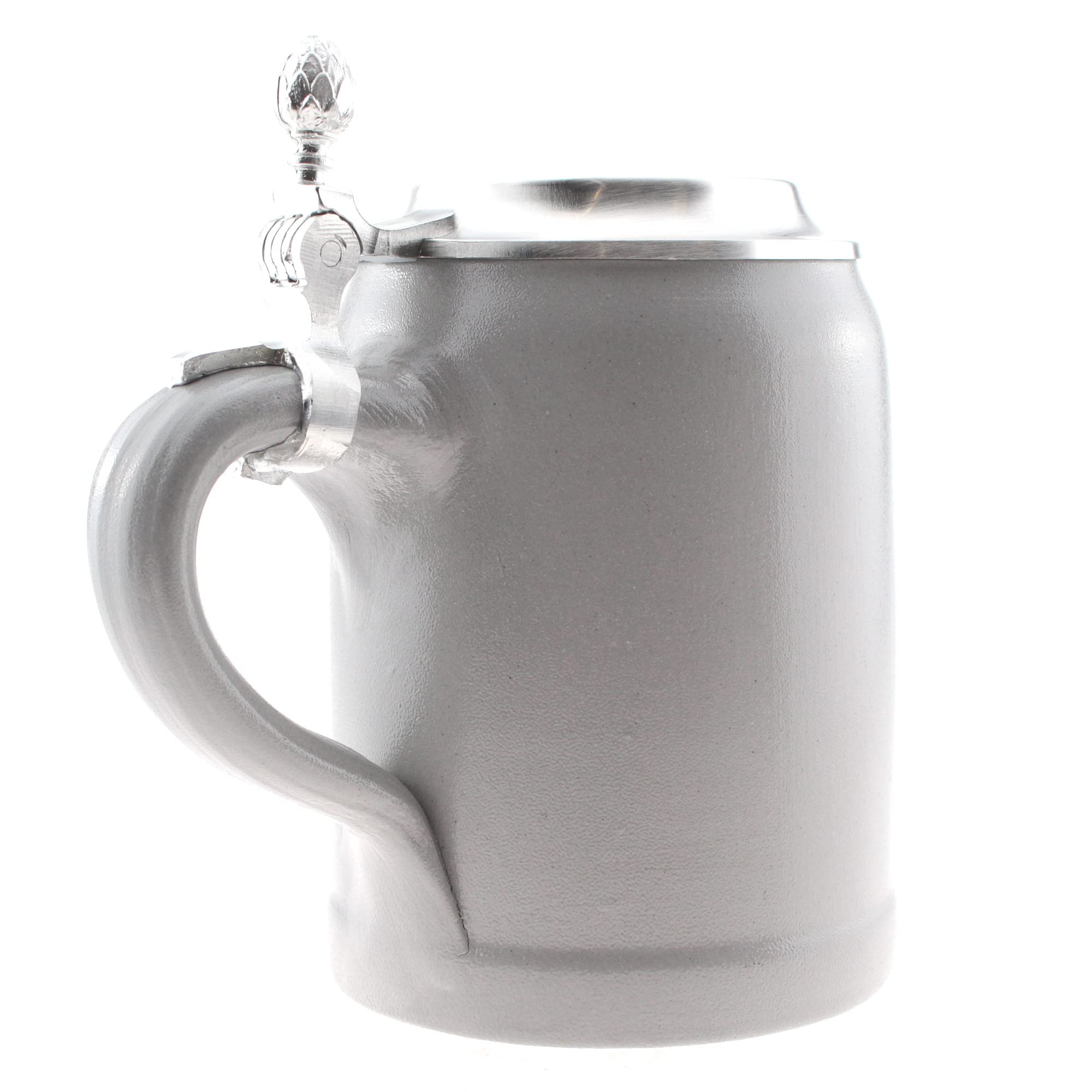 Bavariashop | PREMIUM Bierkrug I bin da Beweis | Gravierter Bierkrug mit Zinndeckel | personalisiertes Bierglas mit Wunschgravur | 0,5 Liter