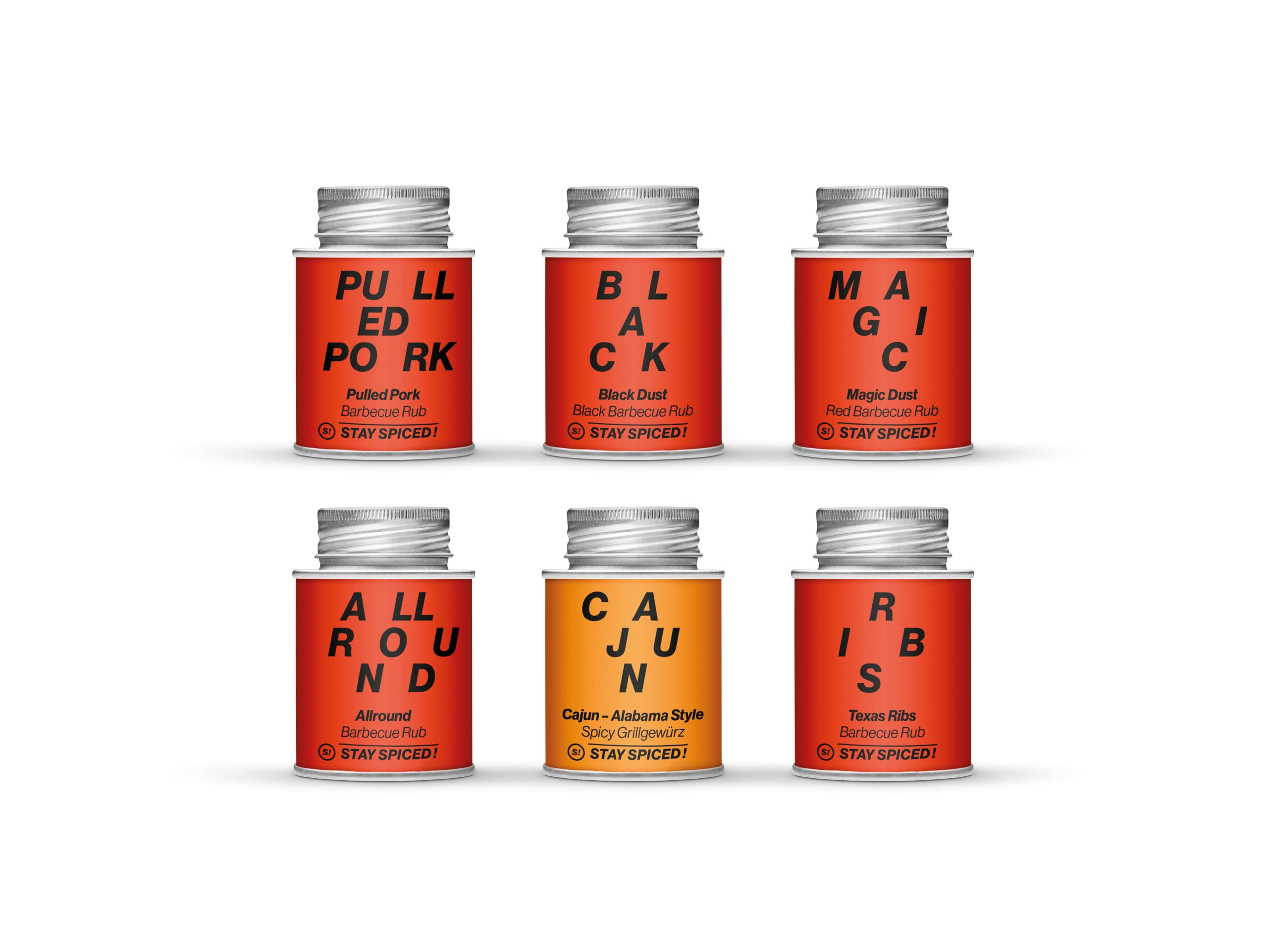 STAY SPICED! Barbecue | Premium Geschenkbox mit 6 Gewürzen