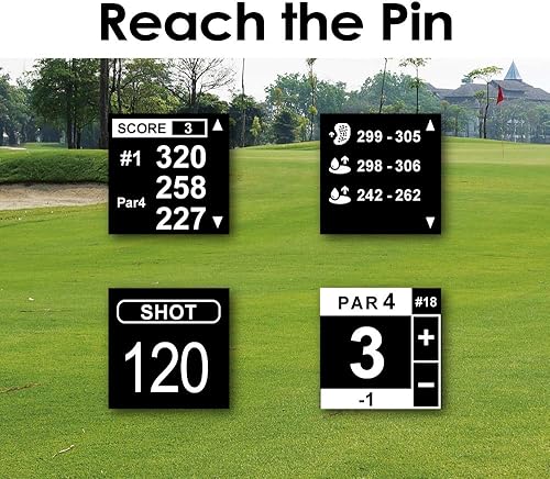 Miniatura 5 de CANMORE Preceding TW353 Reloj GPS de golf para hombre y mujer, turquesa