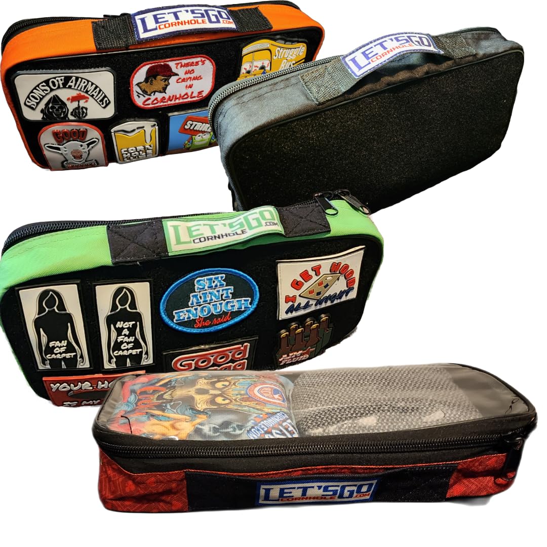 Funny Cornhole Patches - Puff Puff Bags 420 Design PVC Pull Patches For Bags, Hats & Clothing