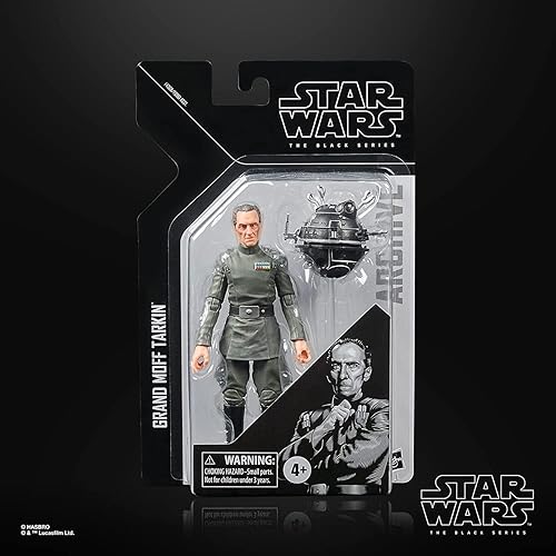 Miniatura 4 de STAR WARS The Black Series Archive Grand Moff Tarkin - Figura de acción coleccionable de 6 pulgadas, a escala A New Hope, juguetes para niños de 4