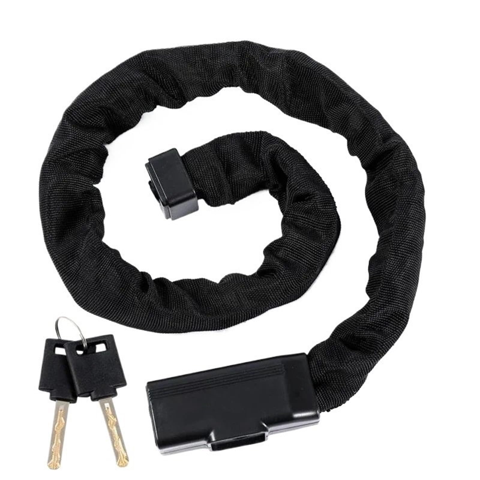 Hdrtcbu Upgraded 100Cm Chain Lock Steel A3 Anti-Theft Chain Lock Thicken Motorcycle Bicycle Lock 1M Multipurpose Cabinet Door Padlock Bike Accessories Motorbike Lock(Upgraded 100Cm)