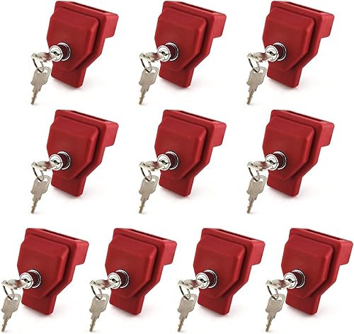 Miniatura 8 de Plástico, cerradura de mano Glad, con llave similar, paquete de 3