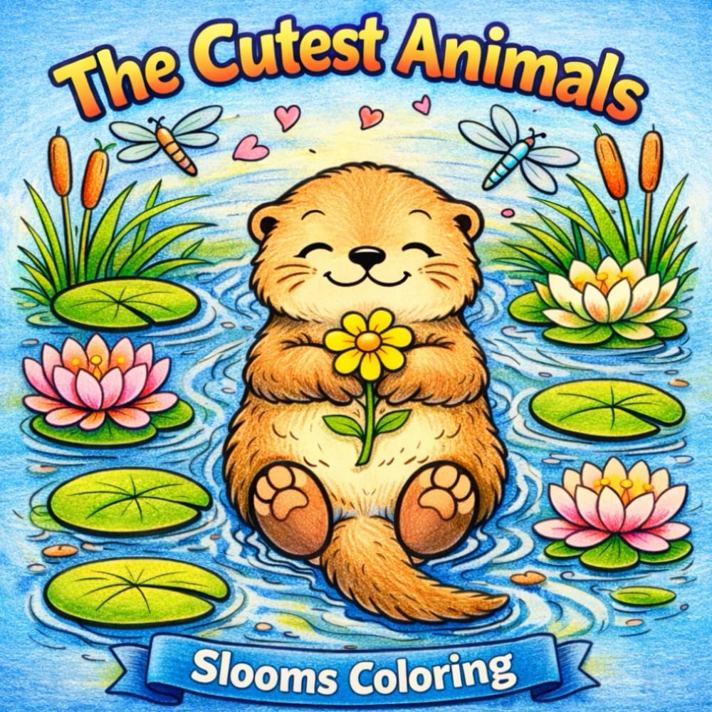 The Cutest Animals: A Cute Animals Coloring Book for Kids Ages 4-8 | Adorable Kawaii Pets & Baby Animals | Fun, Easy, Big Coloring Pages: Sweet, ... for Birthdays, Holidays, and Everyday Fun