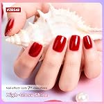 OpenLive 10ml Red Nail Polish Set 6 Colors Rose Red All Seasons Neutral Color Fast Dry Nail Polish Set for Women Salon DIY Nail Art