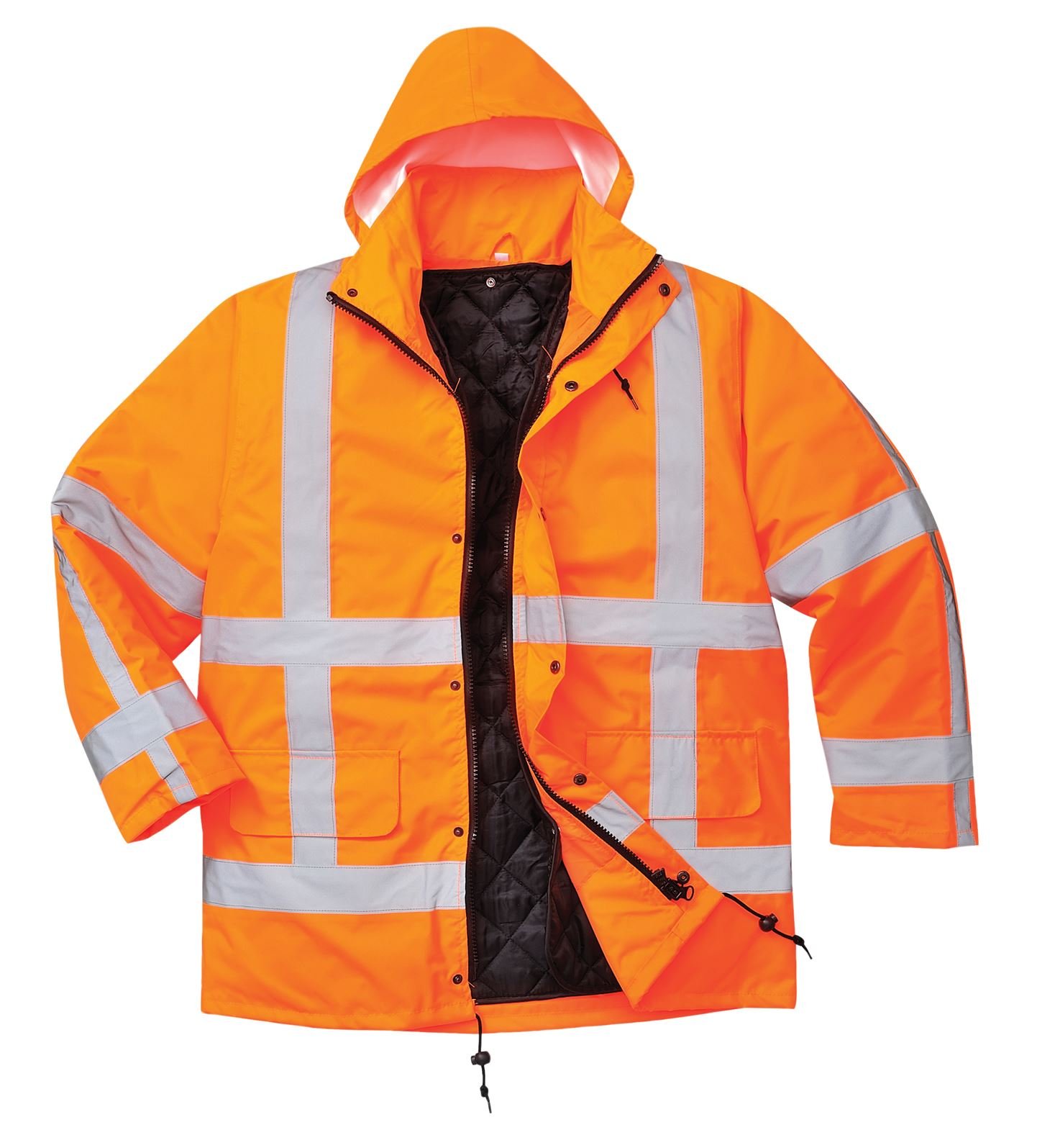 Portwest Parka Rws Traffic, Tamaño: L, Color: Naranja, R460ORRL
