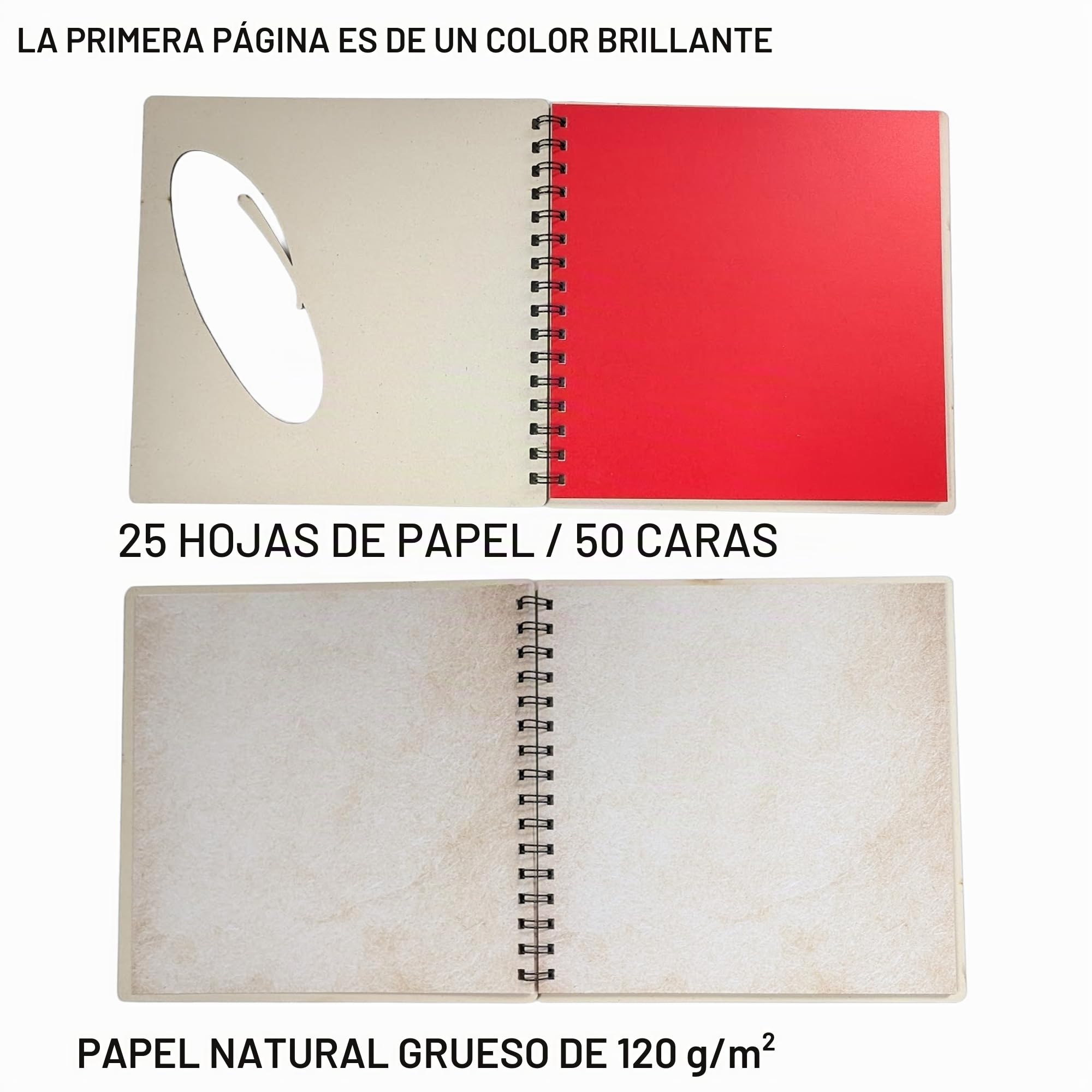 Libro de fotos de madera o libro de invitados con corte grande 50 en la parte delantera de cumpleaños aniversario