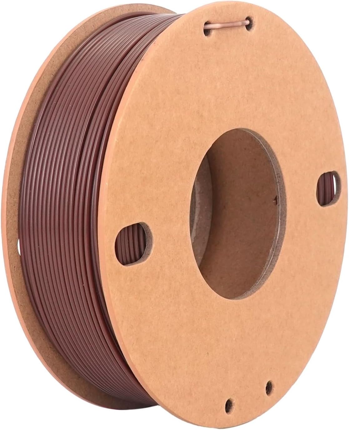 イミテーションウッドカラー 3Dプリンターフィラメントバンドル - PLA 1.75mm、250g &times; 4パック (ウォールナット、