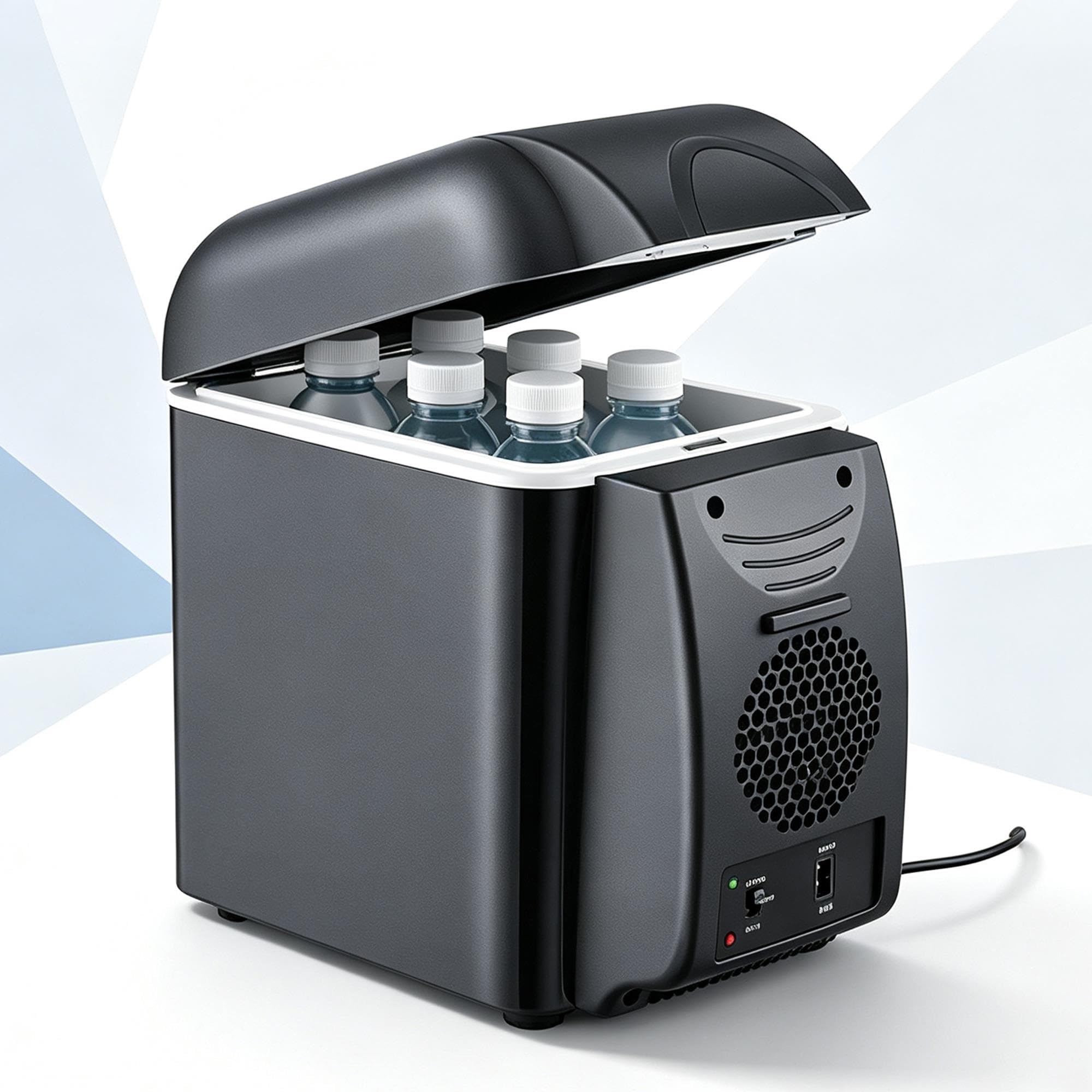 Mini Frigo Portatile 7.5L, Raffredda e Riscalda 12V 220V per Auto e Casa