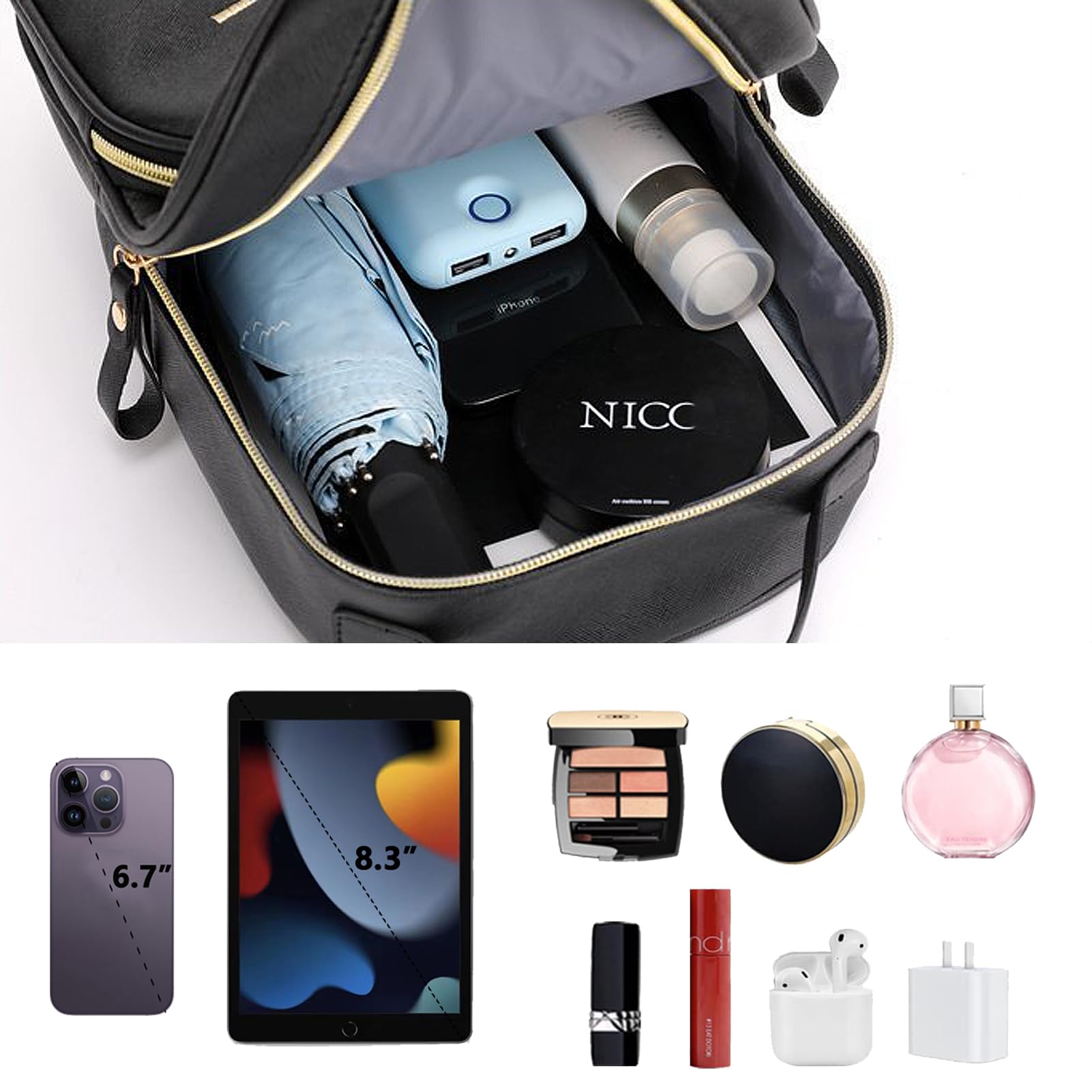 PRLINJSK Mini Backpack for Girls Teens Women Small Cat Backpack Purse