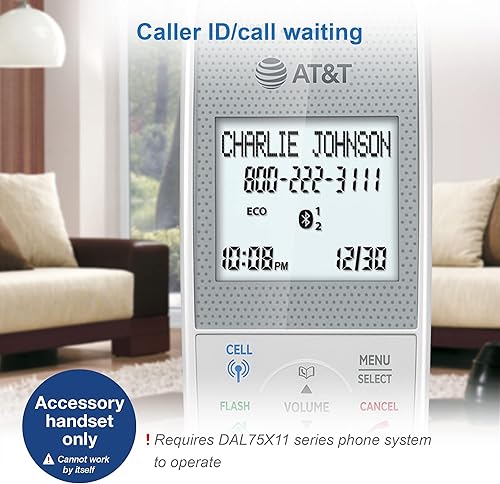 Miniatura 10 de AT&T DAL75011 Auricular accesorio para sistema telefónico GL2113-x o DAL75x11 (Blanco)