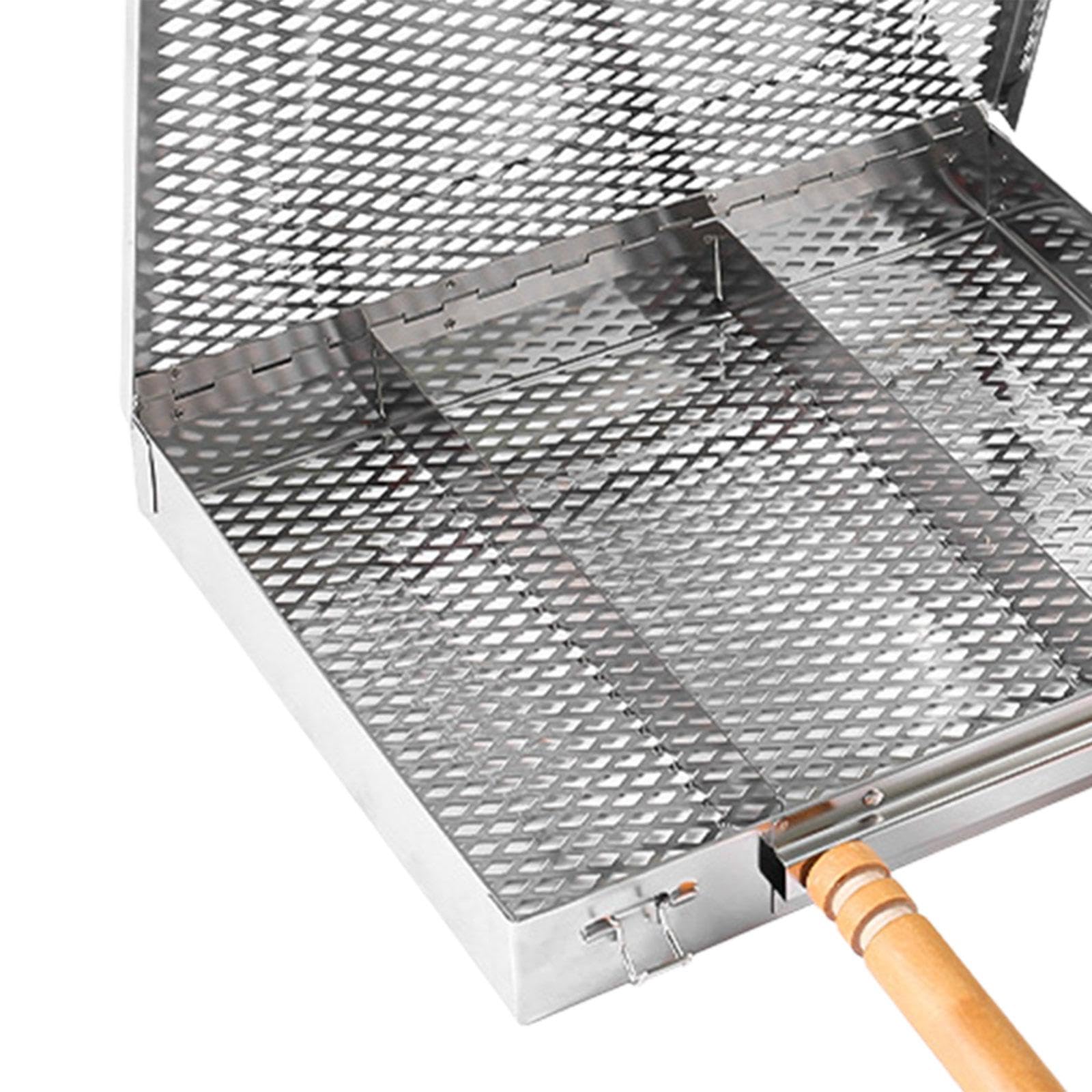 Barbecue per pesce, barbecue, cestello per barbecue, accessorio leggero in acciaio inox, griglia per barbecue e feste in campeggio