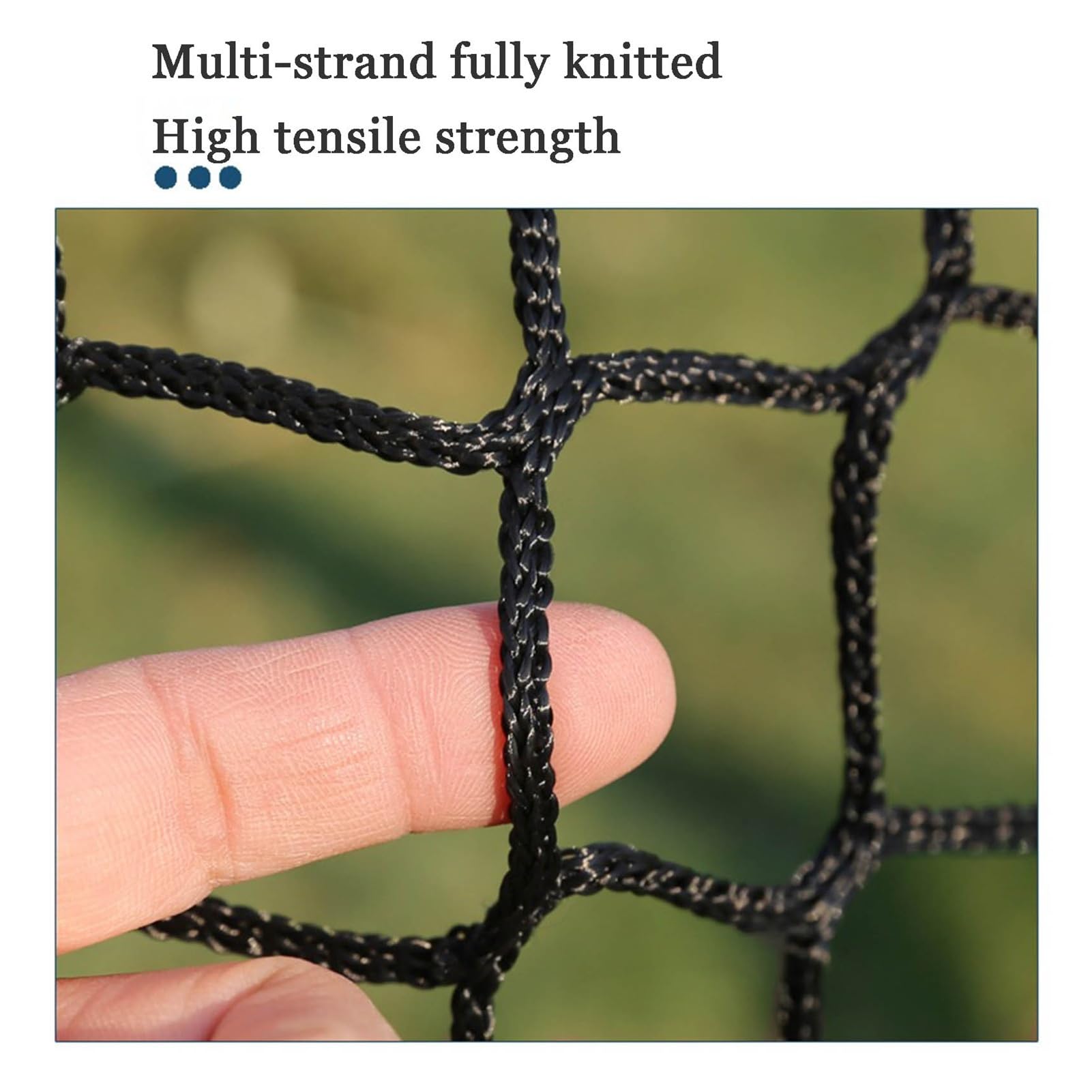 Katzen-Balkon-Sicherheitsnetz – 1,5 x 5 m, strapazierfähiges Netz, 3 cm, hohe Belastung, Katzentrainingsnetz für sicheren Deckenschutz