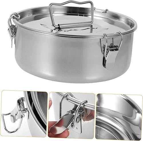 Miniatura 7 de HOMSFOU Moldes de acero inoxidable para magdalenas, moldes para tartas de queso, moldes de flanera, moldes de flanera, moldes de flan, moldes para