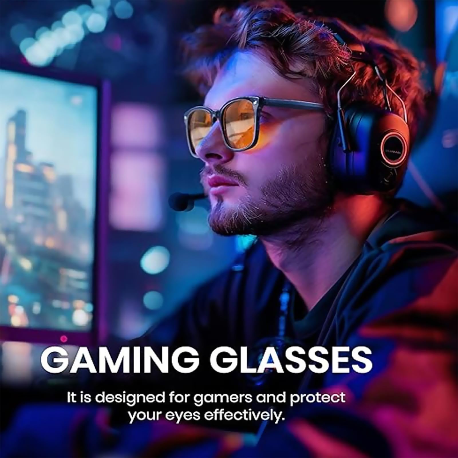 Okulary z filtrem niebieskiego światła, okulary chroniące przed niebieskim światłem, okulary z filtrem niebieskiego światła dla mężczyzn i kobiet, okulary Blue Light – zmęczenie oczu i