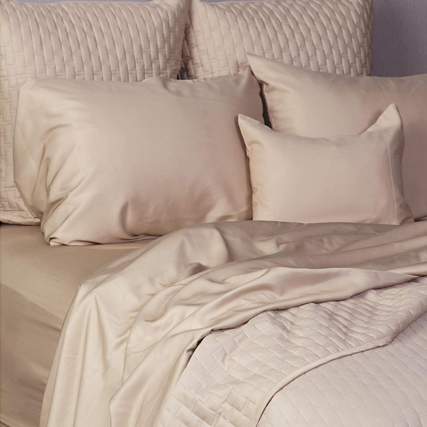 Exclusive Discount 50% Price BedVoyage 100% Luxury Bamboo Bed Sheet Set - 4 Piece King Sheets Set - 100% Organically Grown Bamboo - Ultra Soft and Cooling - 18 Extra Deep Fitted Sheet (King, Champagne Tan)