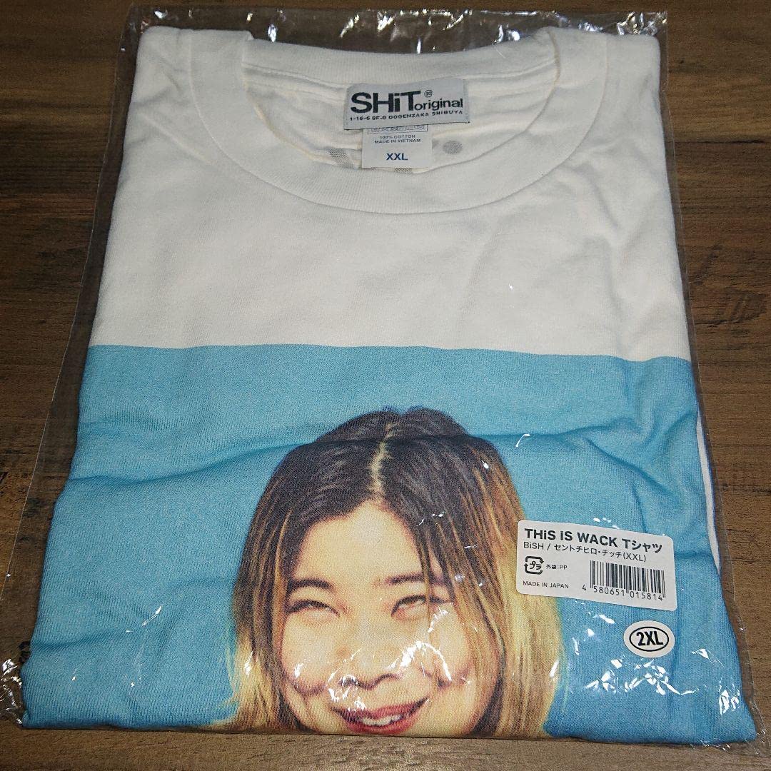 Amazon.co.jp: BiSH Tシャツ XXLサイズ THiS iS WACK セントチヒロ 