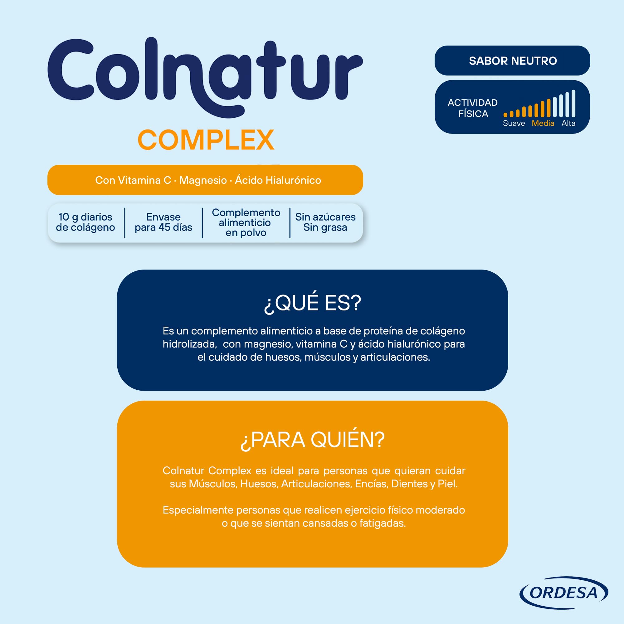 Colnatur Complex Neutro 3PACK | 3 Botes de 330g | Colágeno con Magnesio y Vitamina C para Músculos y Articulaciones - Amazon Exclusive