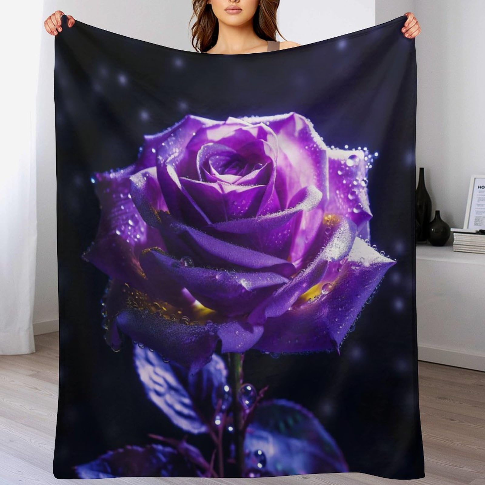 Couverture rose douce et moelleuse pour ne plus jamais avoir froid au salon