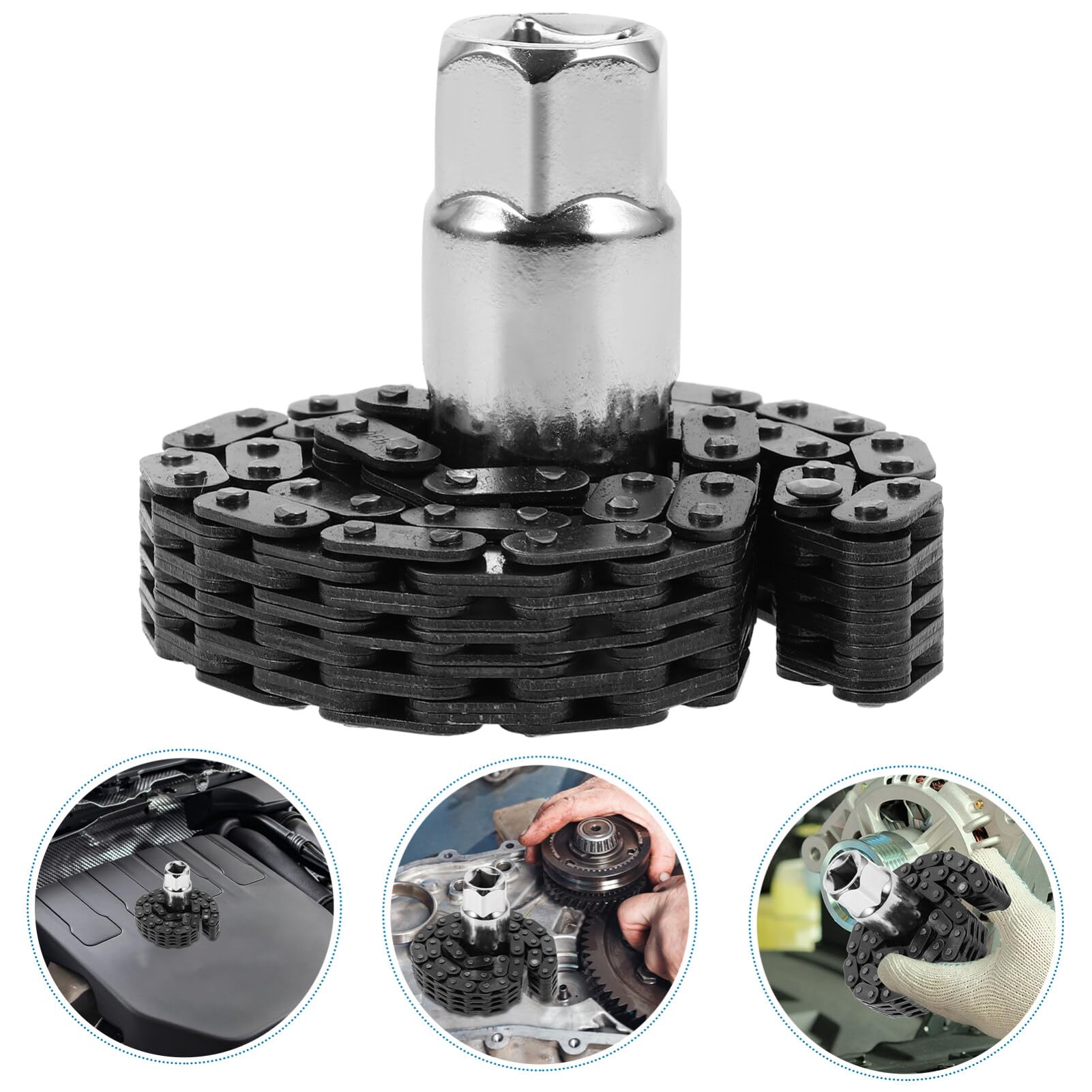 Chain Wrench Teiliger Ölfilter-wrench Für Motorräder Und Verstellbarer Ketten-schlüssel Robustem Für Mühelosen Filterwechsel Für Und -enthusiasten