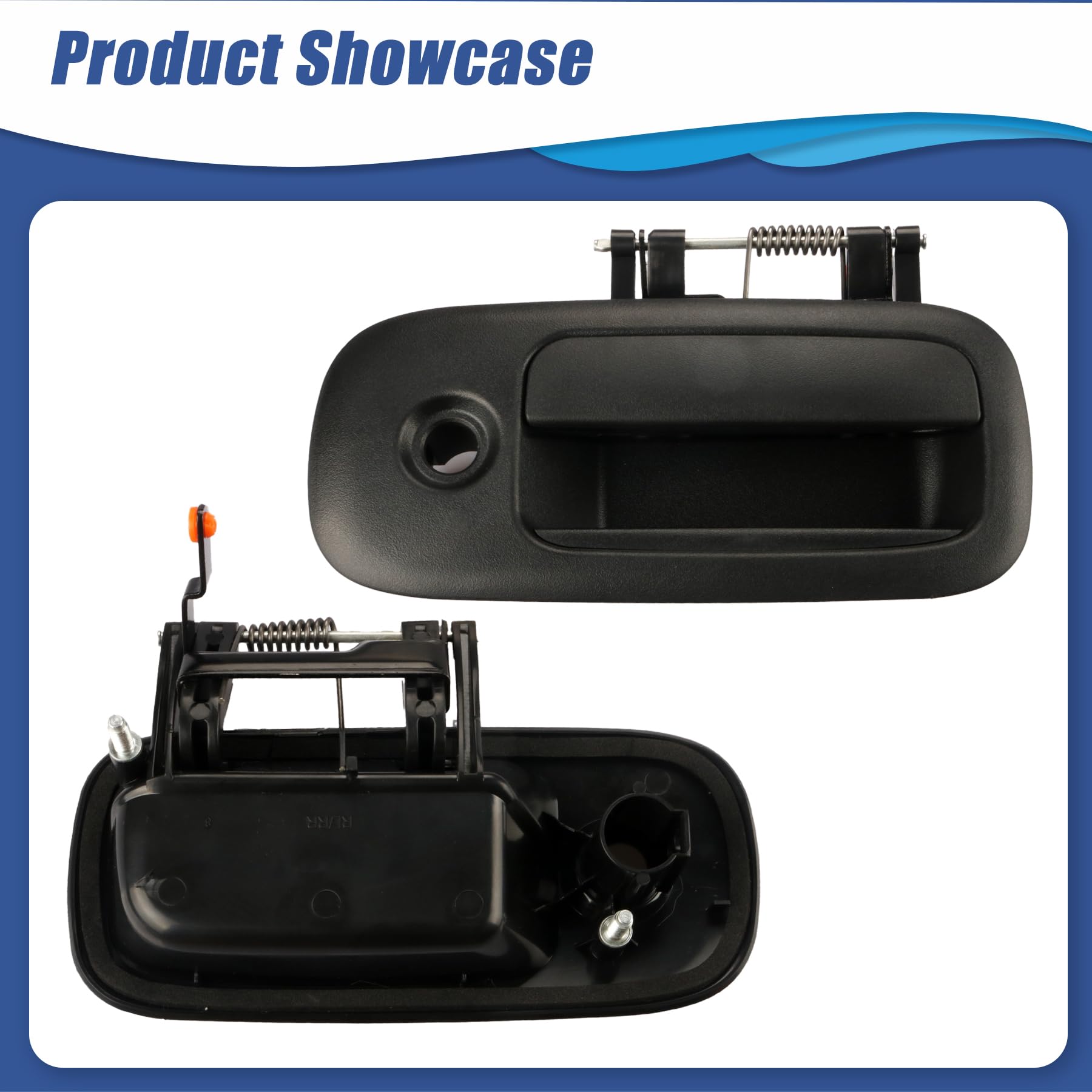 Manija Texturizada Negra Para Portón Trasero - Reemplazo