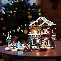 Vista 5 de BrickBling Kit de iluminación LED para Lego Alpine Lodge Winter Village, luces creativas compatibles con luces Lego 10325 solamente, sin