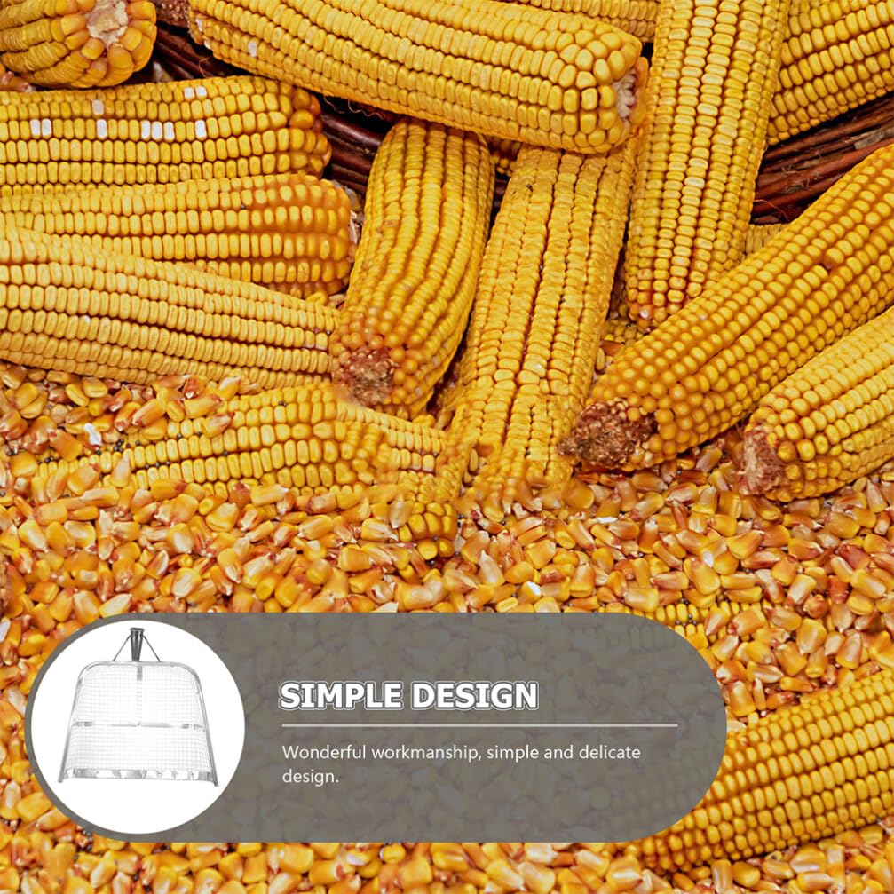 Yardwe De Cosecha De Grano Ranurado De 6Mm Pala De Mazorca Pala De Granja Herramientas De Recolección para Jardinería Agricultura Pala Metálica para Maíz