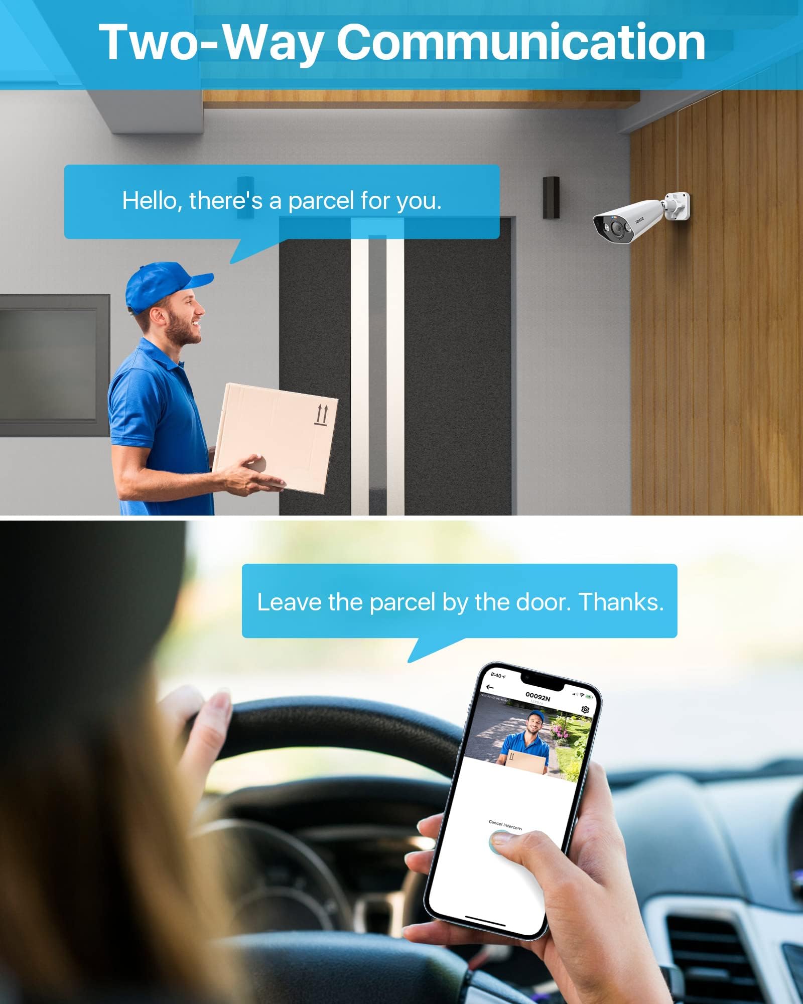 ZOSI 4K CCTV Kit de Videovigilancia PoE 16pcs Cámaras de Seguridad Exterior con 16CH 8MP H.265+ Grabador NVR, Visión Nocturna en Color, Alarma de Luz y Sirena, Audio, 4TB HDD Incluido