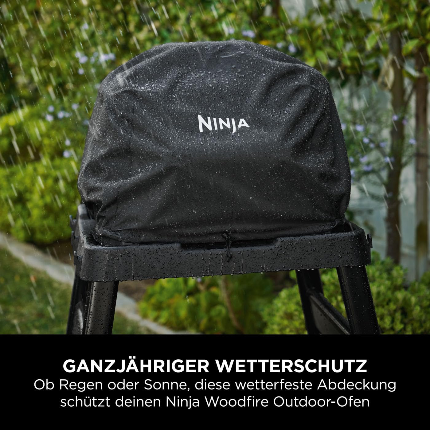 Ninja Woodfire XL Grill Abdeckhaube Schwarz