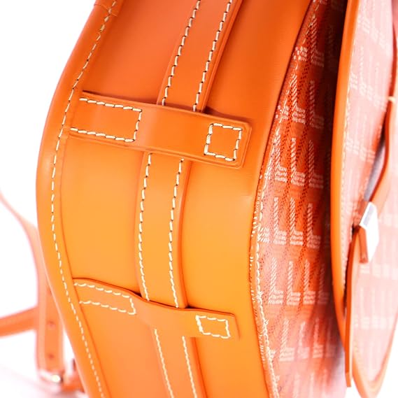 Pre-Loved Belvedere II Messenger Bag Coated Canvas PM, Orange