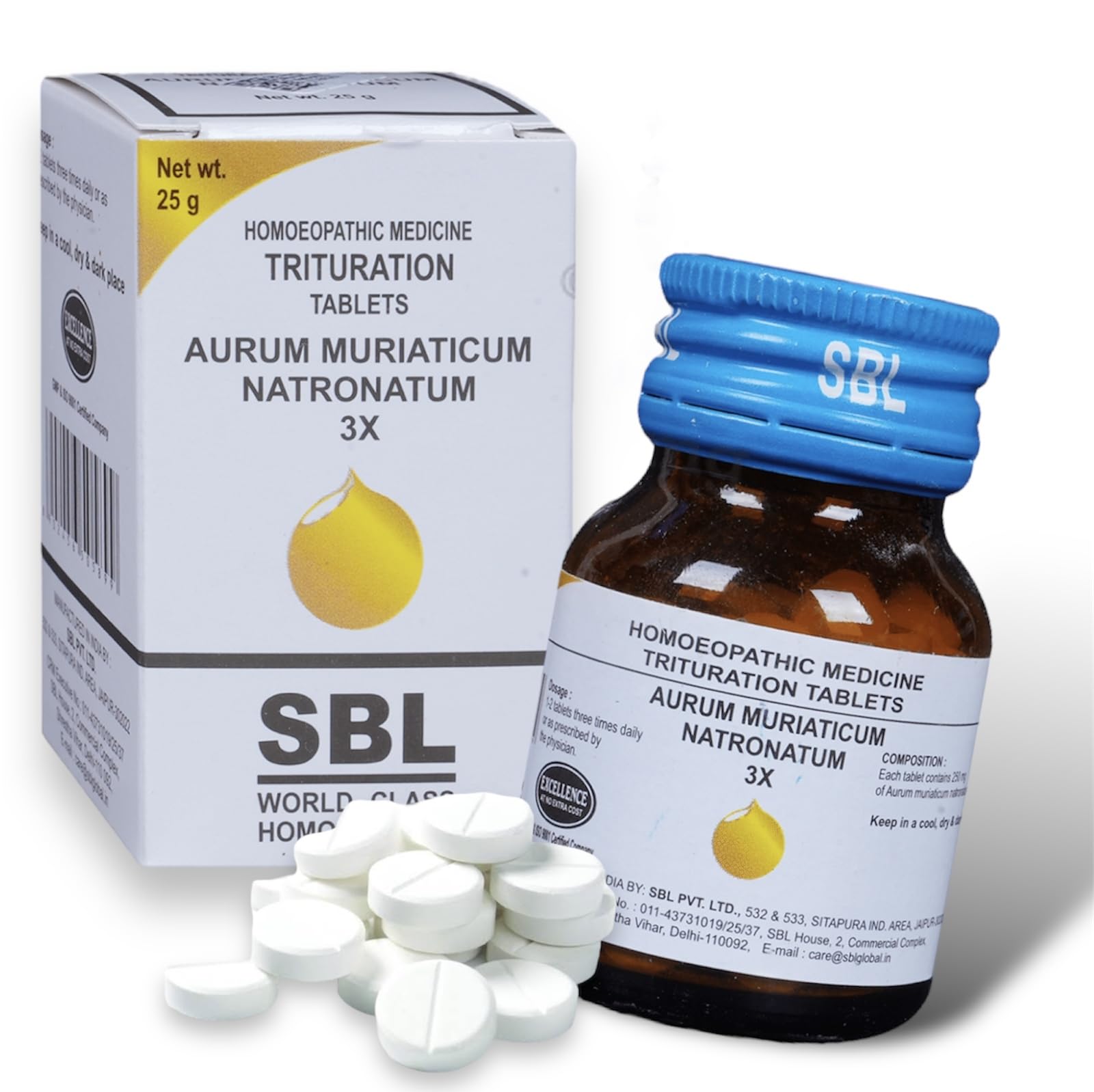 Med-20 SBL Aurum Muriaticum Natronatum 3x Tablets - 25gm (B0CWMS6GRS) Amazon Price History, Amazon Price Tracker
