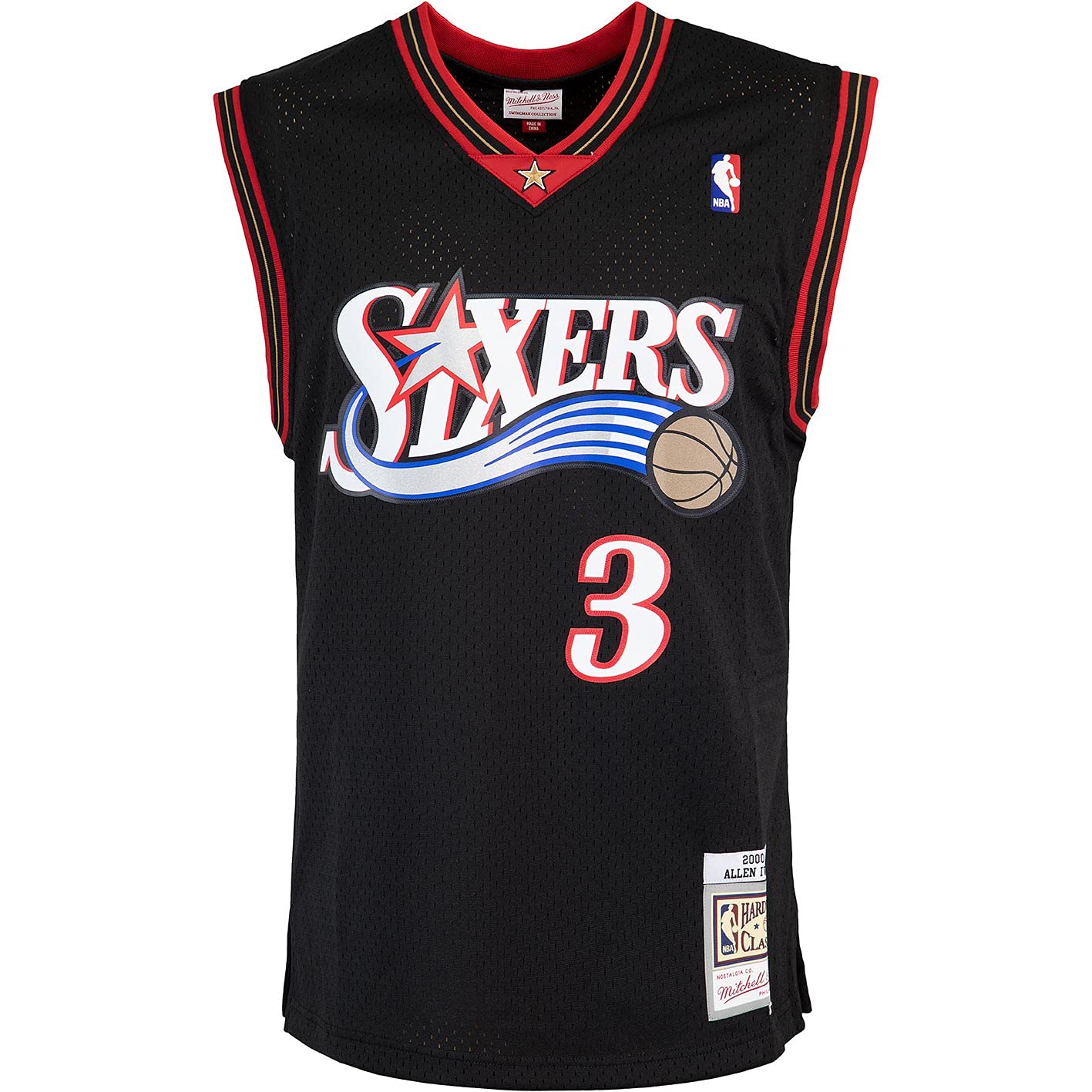 Mitchell & Ness Swingman Allen Iverson Philadelphia 76ers 00/01 Trikot