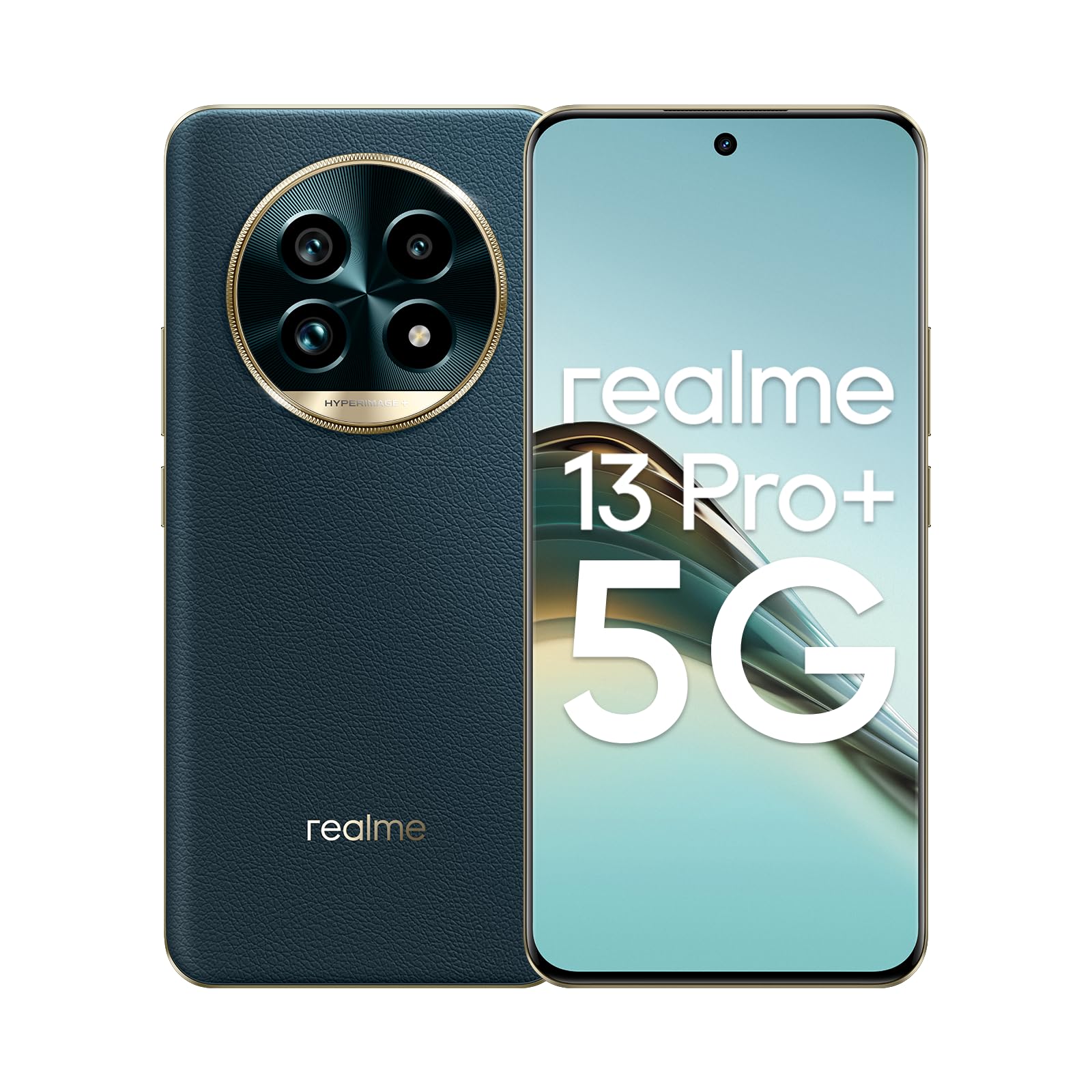 realme 13 Pro+ Dual-SIM 256GB ROM + 8GB RAM (GSM Only | No CDMA) Factory Unlocked 5G Smartphone (Emerald Green) - International Version