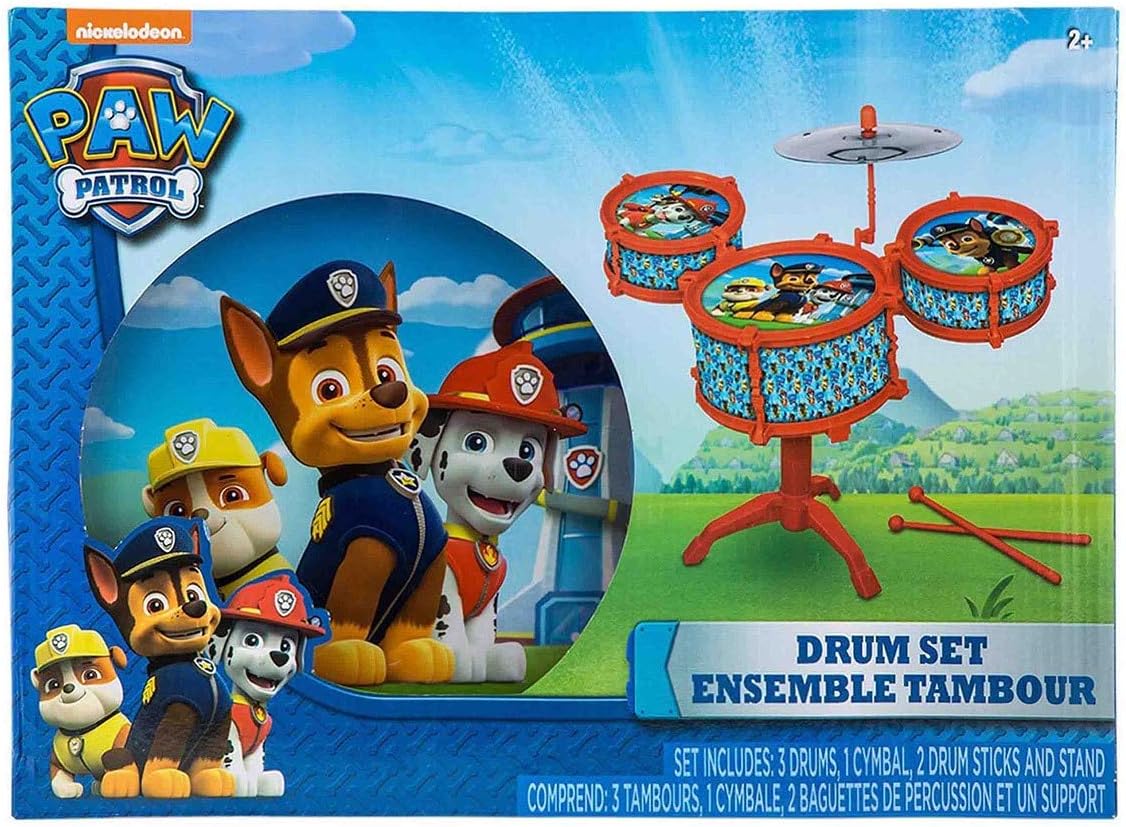 What Kids Want Paw Patrol Drum Kit Set