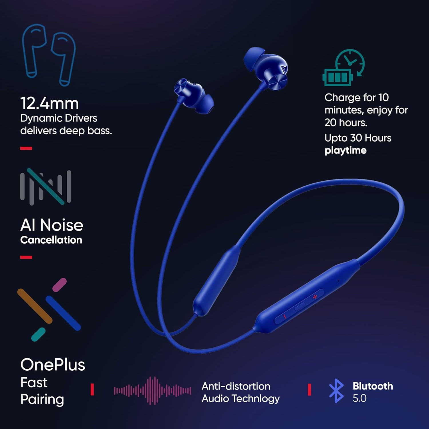 Oneplus Bullets Wireless Z Oneplus Buds Z Battery Life OnePlus