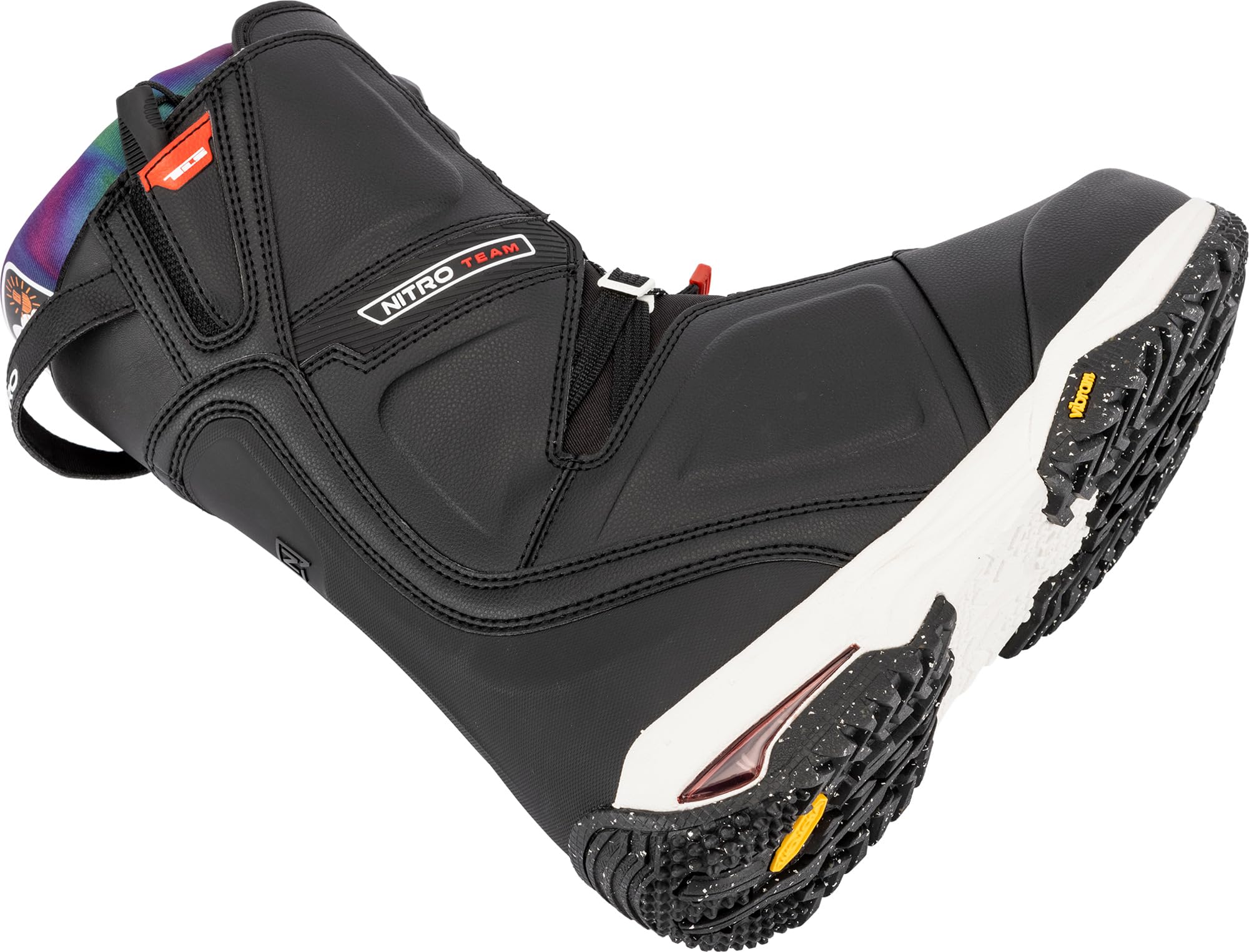 Nitro Unisex – Erwachsene Team TLS Snowboardboot, Black-TIE DYE, MP 30.0 // EU 45 1/3 // US Men S 12 EU
