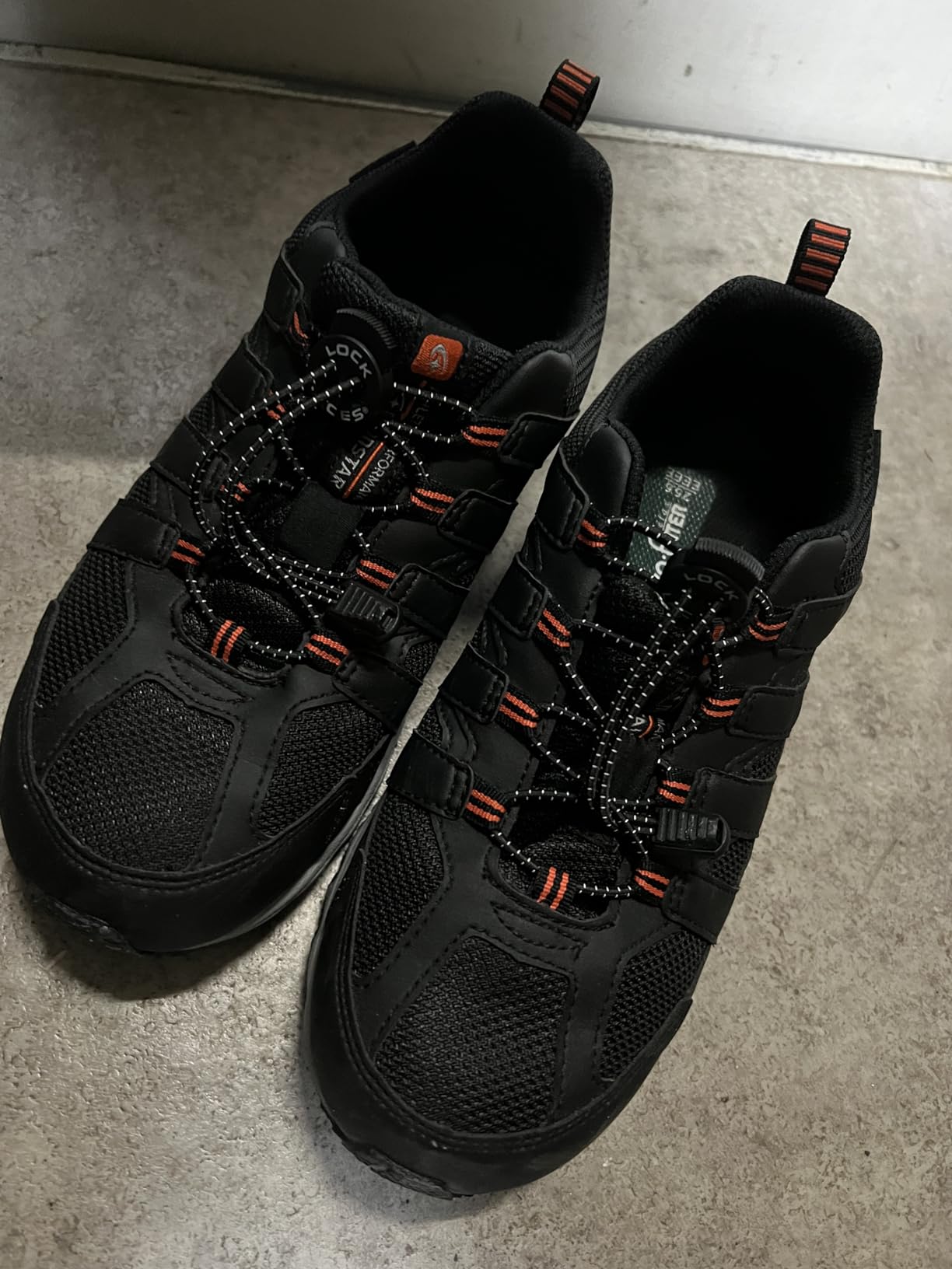 Amazon [Lock Laces] ロックレース 靴紐 結ばない ゴム紐 シューレース (オレンジ) Lock Laces 靴ひも