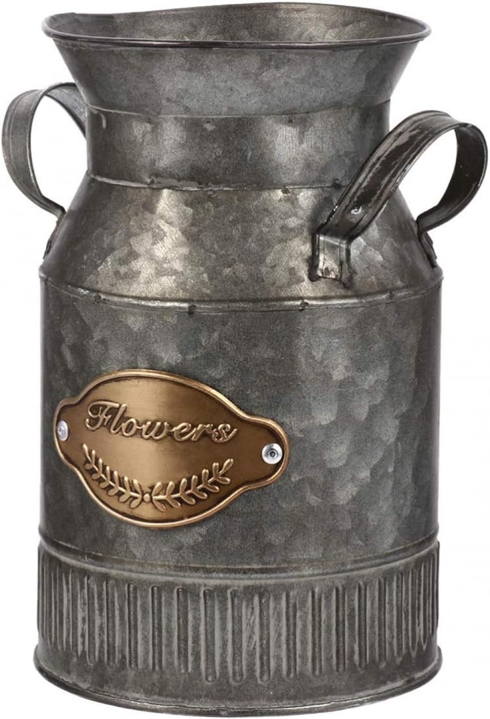 vase, Milk Churn Shabby Vase Desktop Flower Arrangement Artificial Flowers Dried Branches Garden