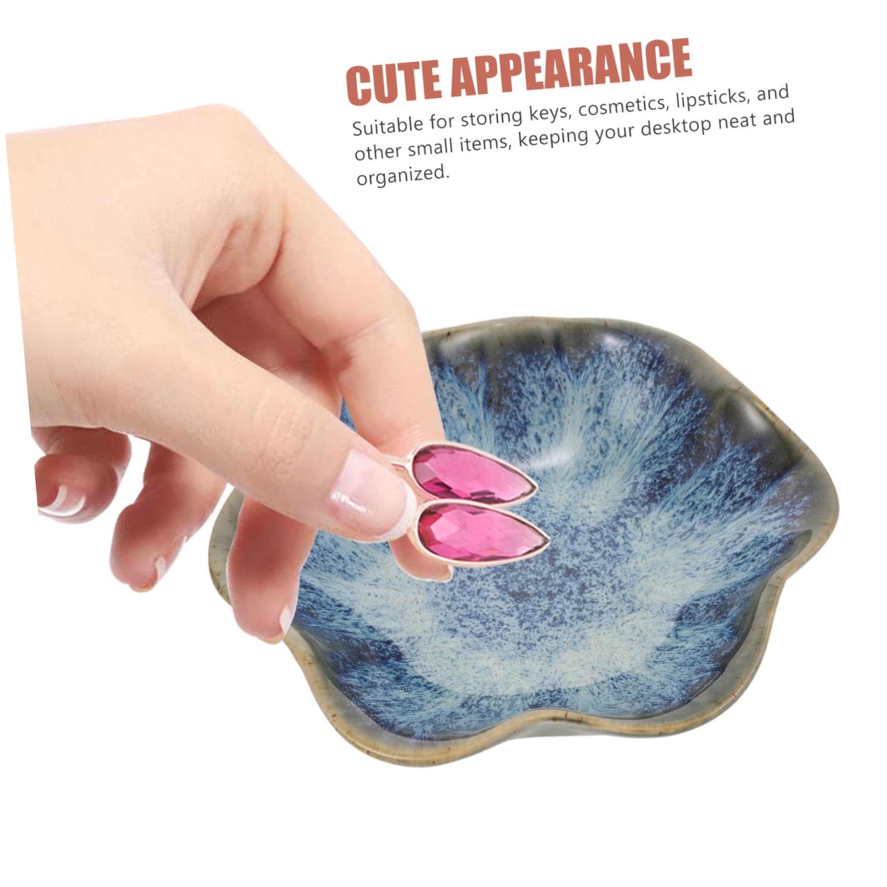 Ipetboom Boîte De Rangement Pour Bijoux 5 Pièces Plateau De Rangement Pour Bagues Colliers Clés Bibelots Forme Féminine Décoration De Fiançailles Porte-Bagues Petit Format