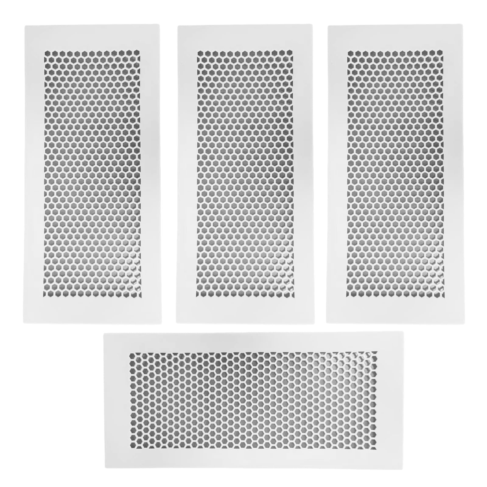 Pangboer White 4Pcs Baby Silicone Vent Covers Easy Installs Childproof Vent Guard Silicone Covers Enhances Air Flows For House Home Accessories
