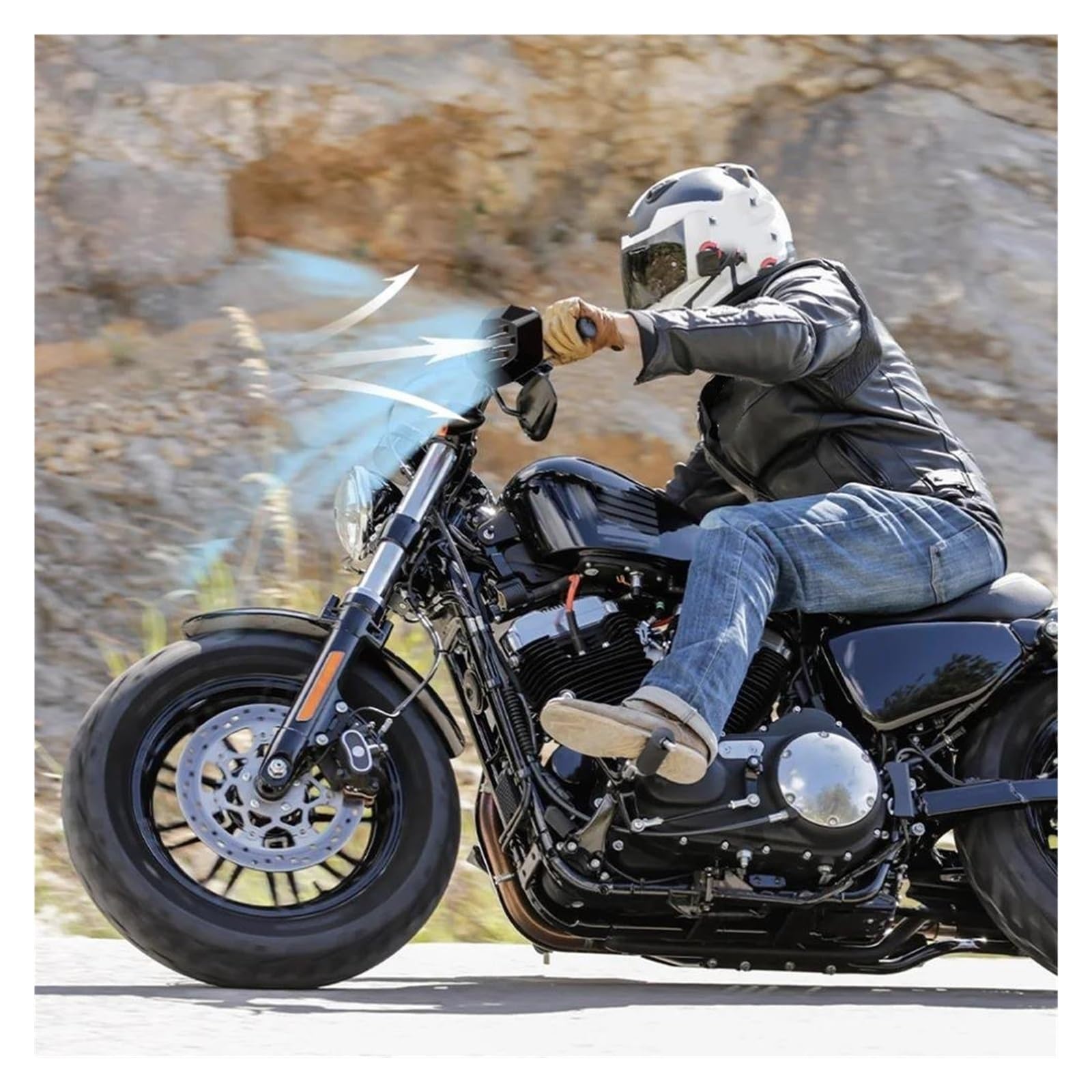 Handschutz Für Vespa GTS 300 Motorrad Handprotektoren Griffschutz Handprotektoren Protektor(GRAU)