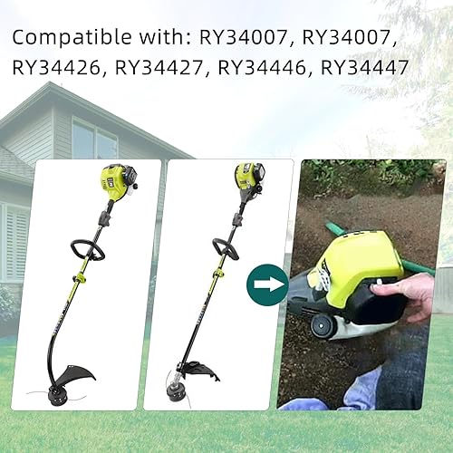 Miniatura 5 de 1 unids 310585012 310585001 Depósito de combustible para RYOBI Homelite RY34007 RY34007 RY34426 RY34427 RY34446 RY34447 BM4CSSAC BM4CSSACC