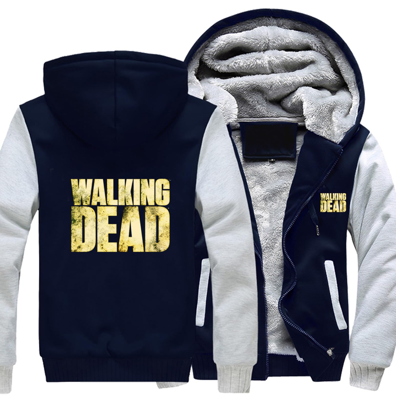 Sweat à capuche pour hommes Walking Dead veste d'hiver Shamma