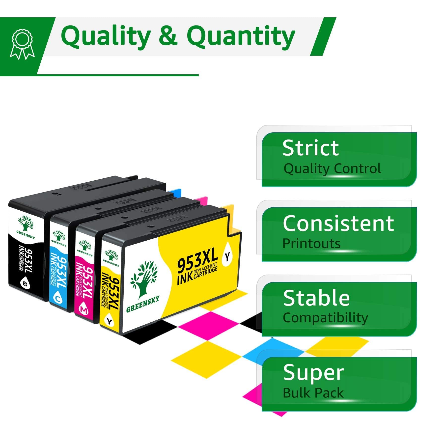 Cartucce HP 963 Originali - Confezione Da 4 Colori (Nero, Ciano, Giallo, Magenta) Per Stampanti OfficeJet Pro 9010/9020