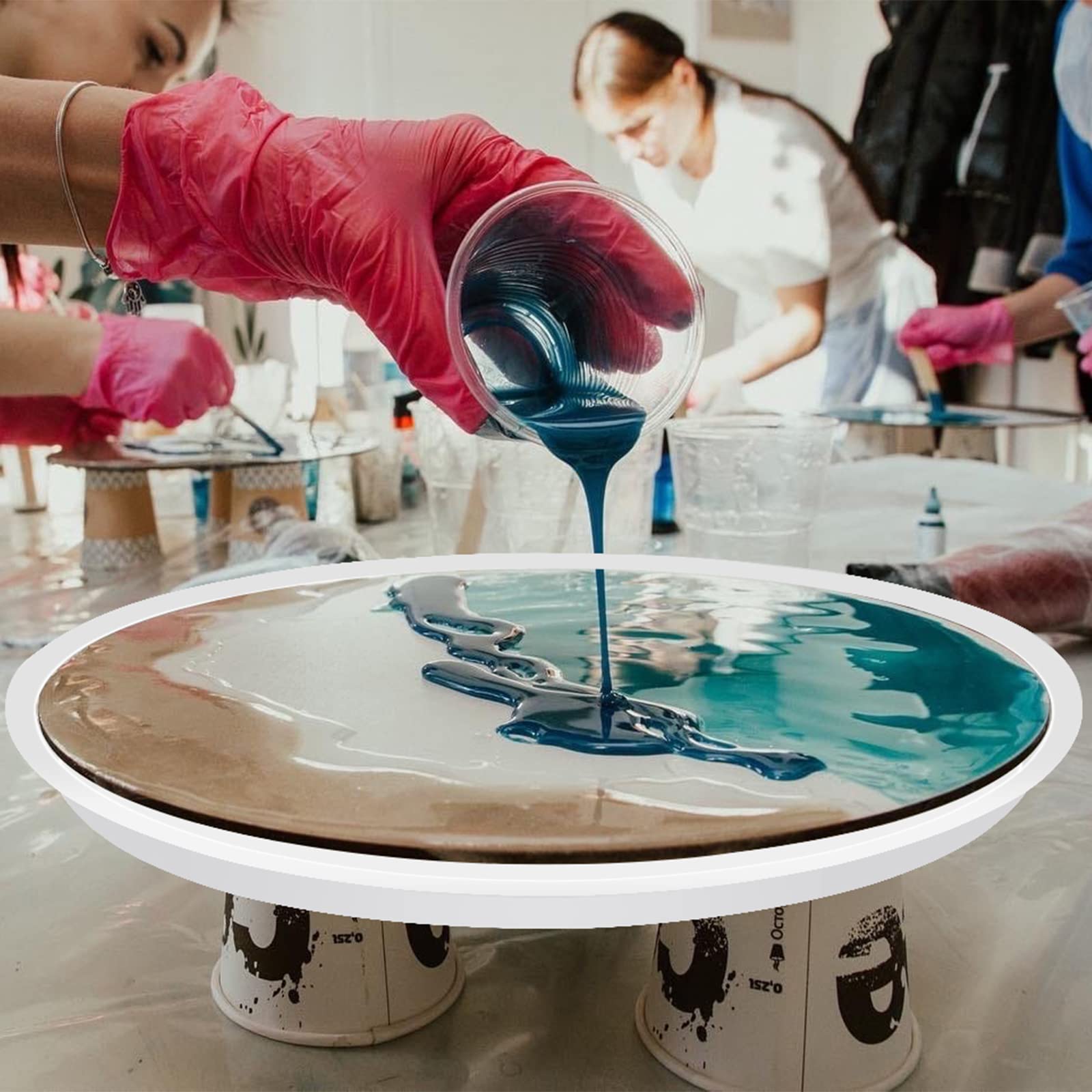 Epoxy Tafel Rond - Op Maat | Madera Meubels
